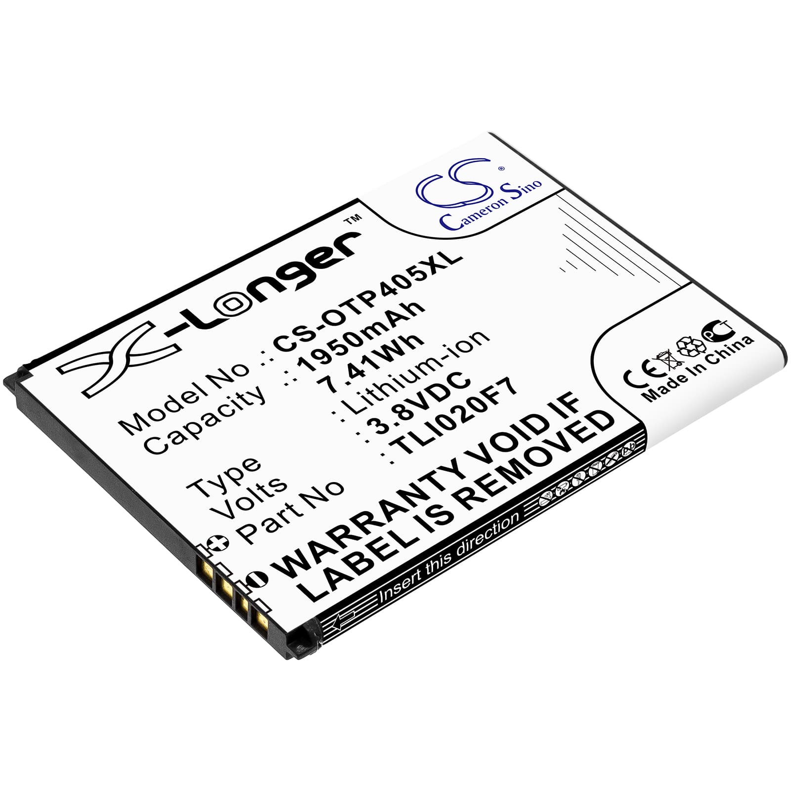 Replacement Battery for Alcatel One Touch Pixi 4 5 - CS-OTP405XL-1.jpg