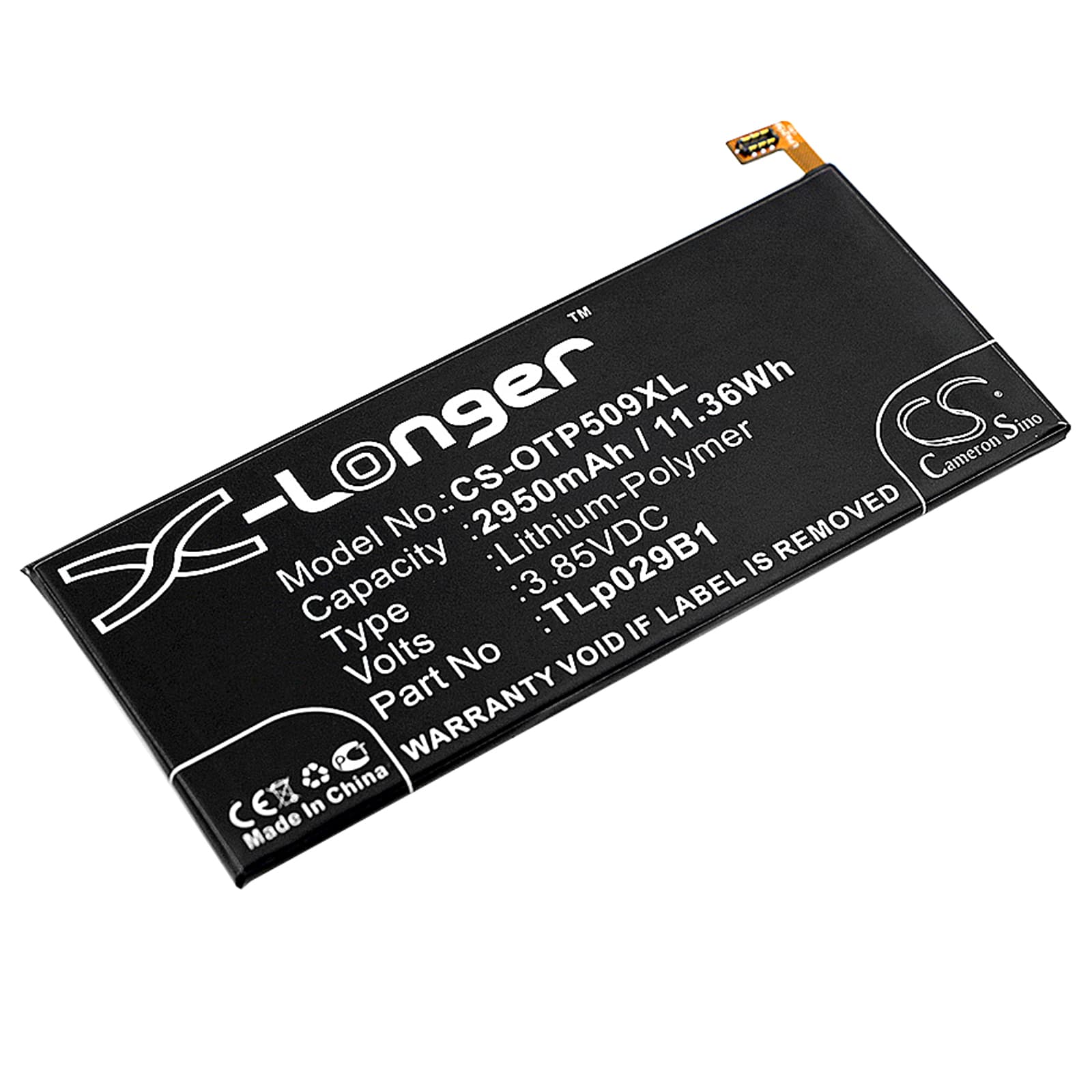 Replacement Battery for Vodafone Smart Ultra 7 - CS-OTP509XL-1.jpg