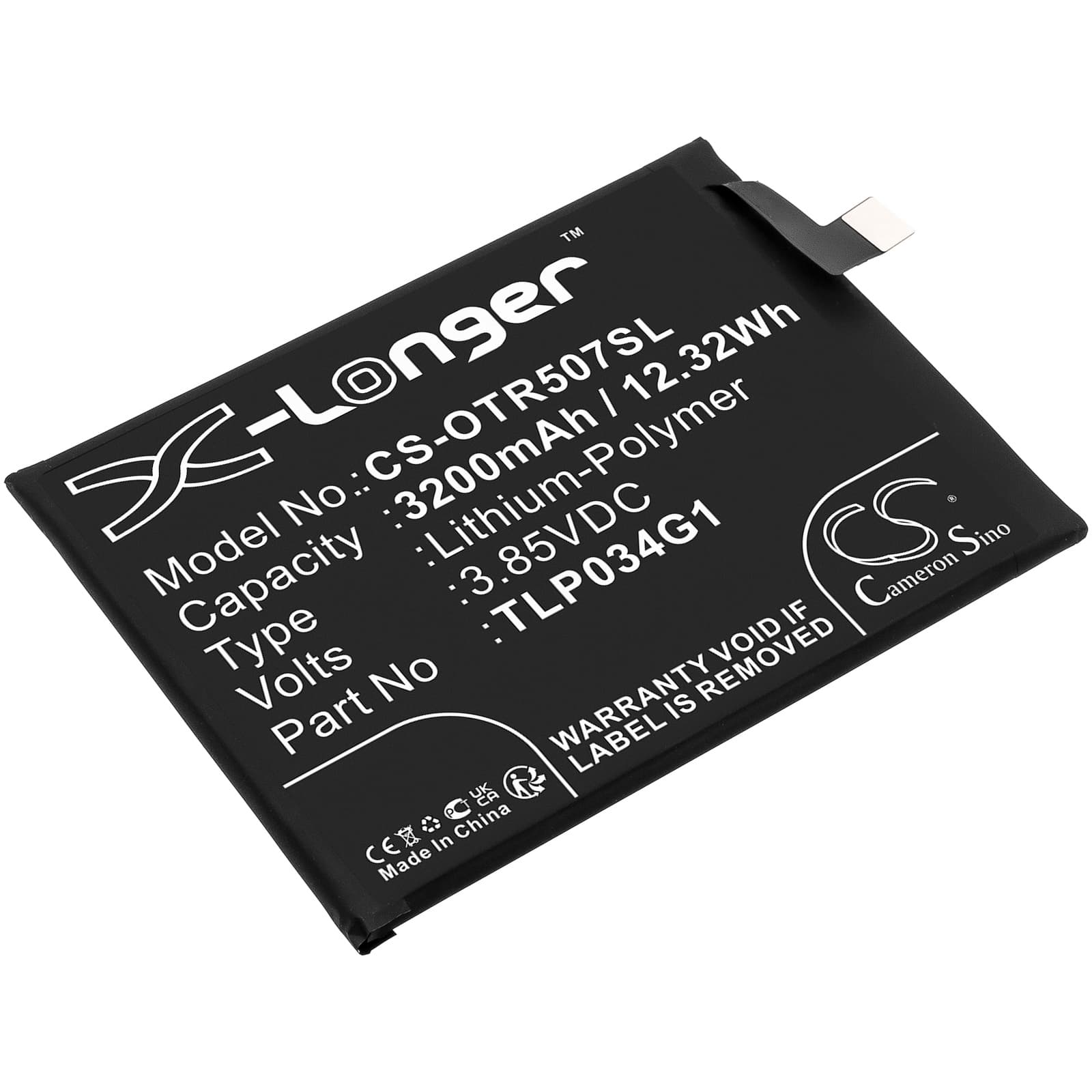 Replacement Battery for Alcatel OT-5007S - CS-OTR507SL-1.jpg