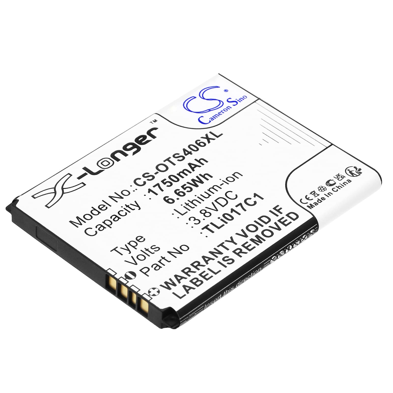 Replacement Battery for AT&T 4058R - CS-OTS406XL-1.jpg