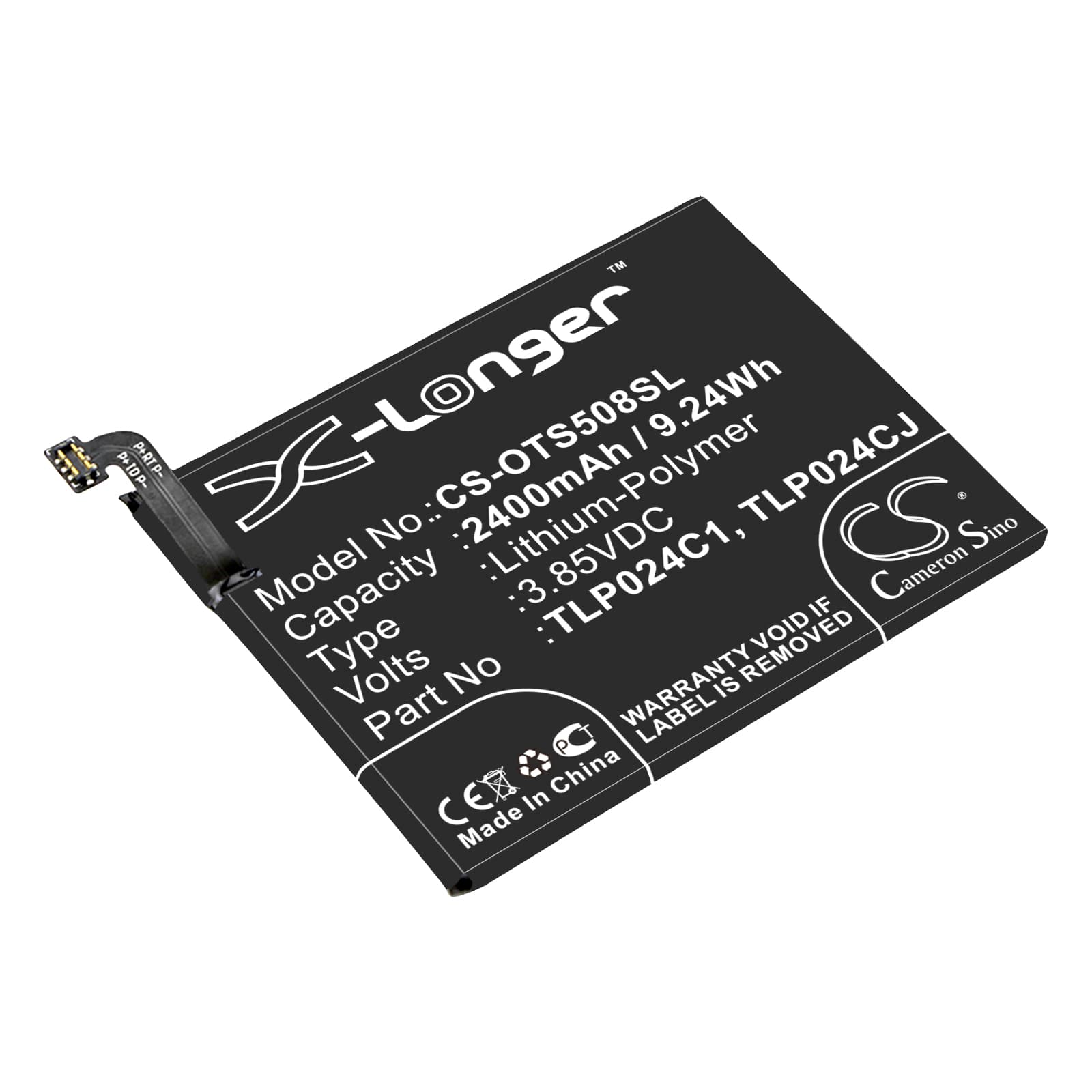 Replacement Battery for Alcatel One Touch Shine Lite - CS-OTS508SL-1.jpg