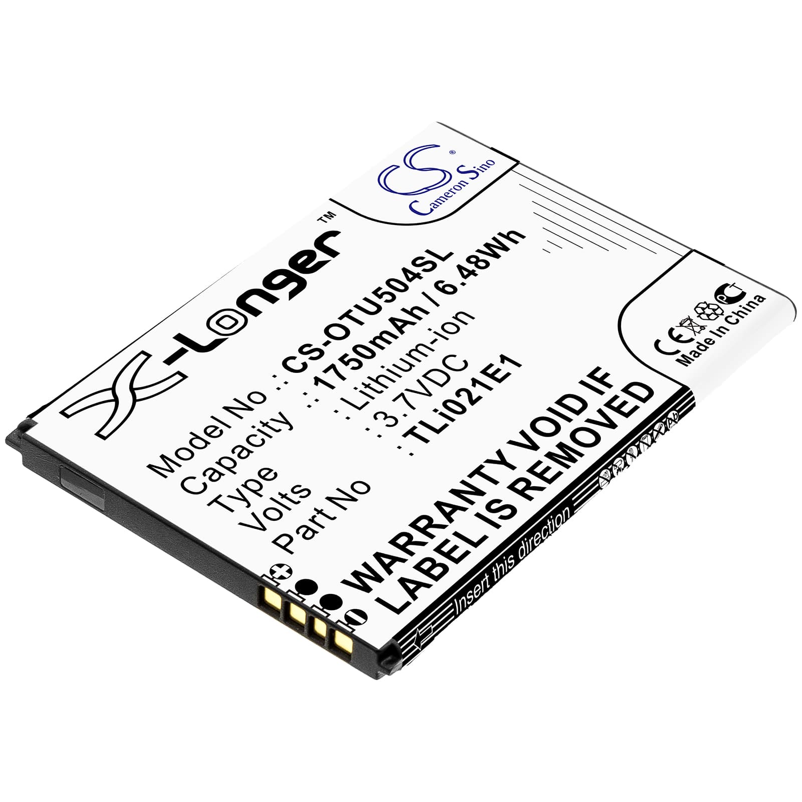 Replacement Battery for Alcatel OT-5047U - CS-OTU504SL-1.jpg