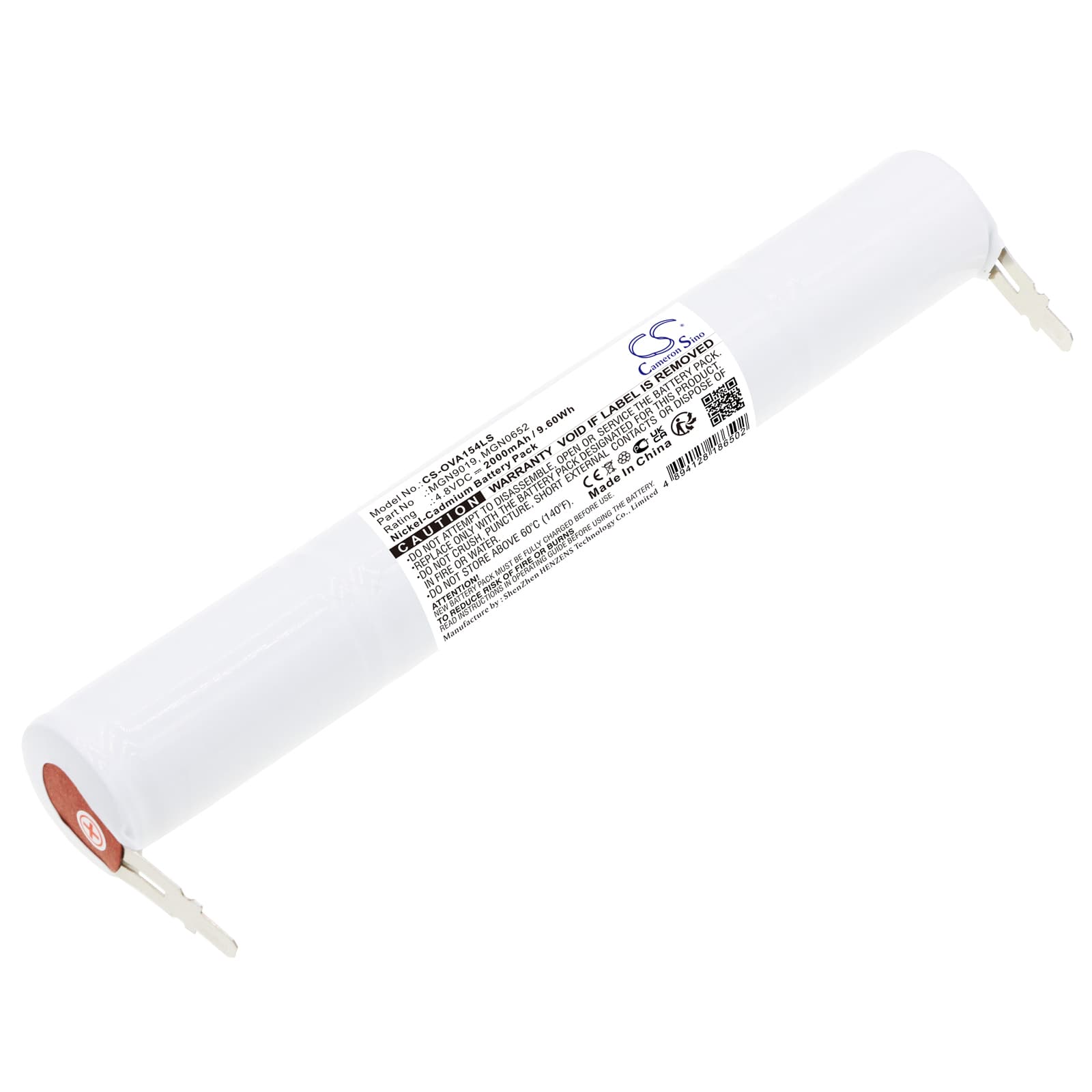Replacement Battery for BAES 10050038 - CS-OVA154LS-1.jpg