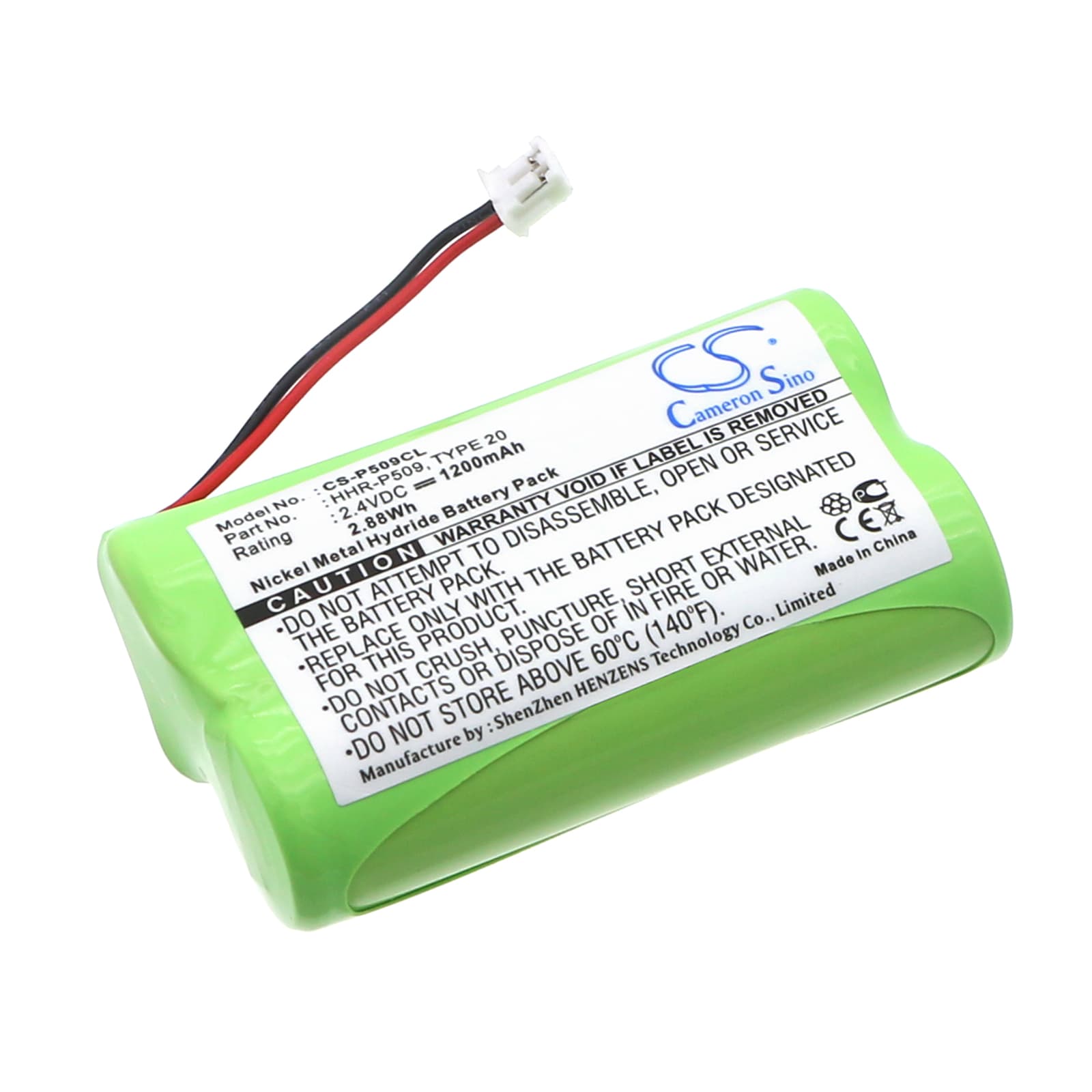 Replacement Battery for Panasonic TG2650 - CS-P509CL-1.jpg