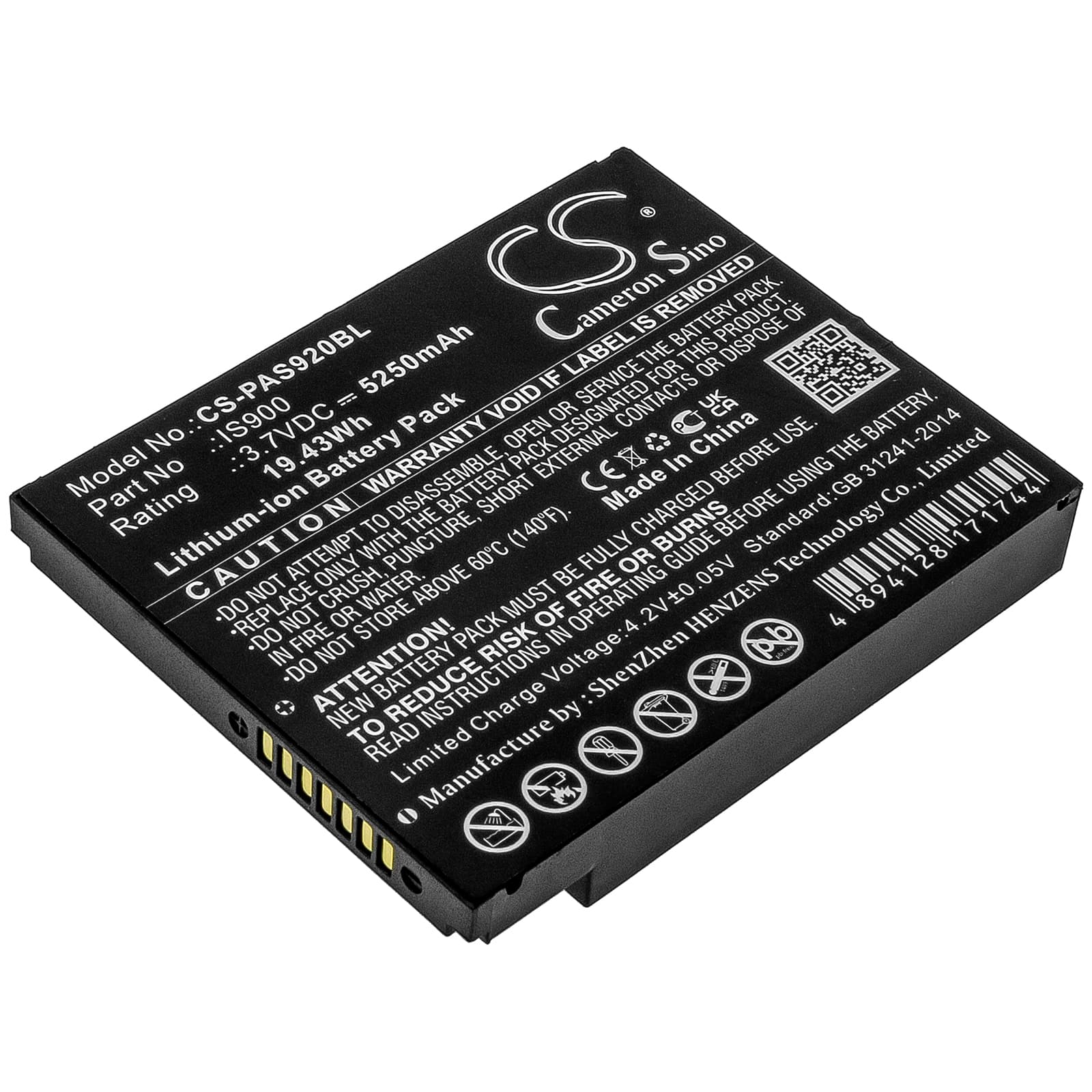 Replacement Battery for Pax A920 - CS-PAS920BL-1.jpg