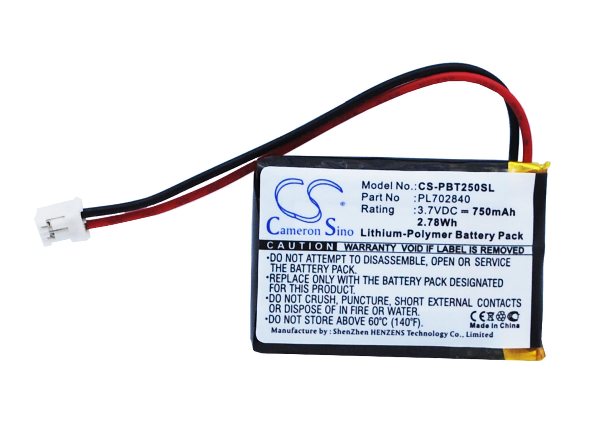 Replacement Battery for Philips BT2500 - CS-PBT250SL-1.jpg