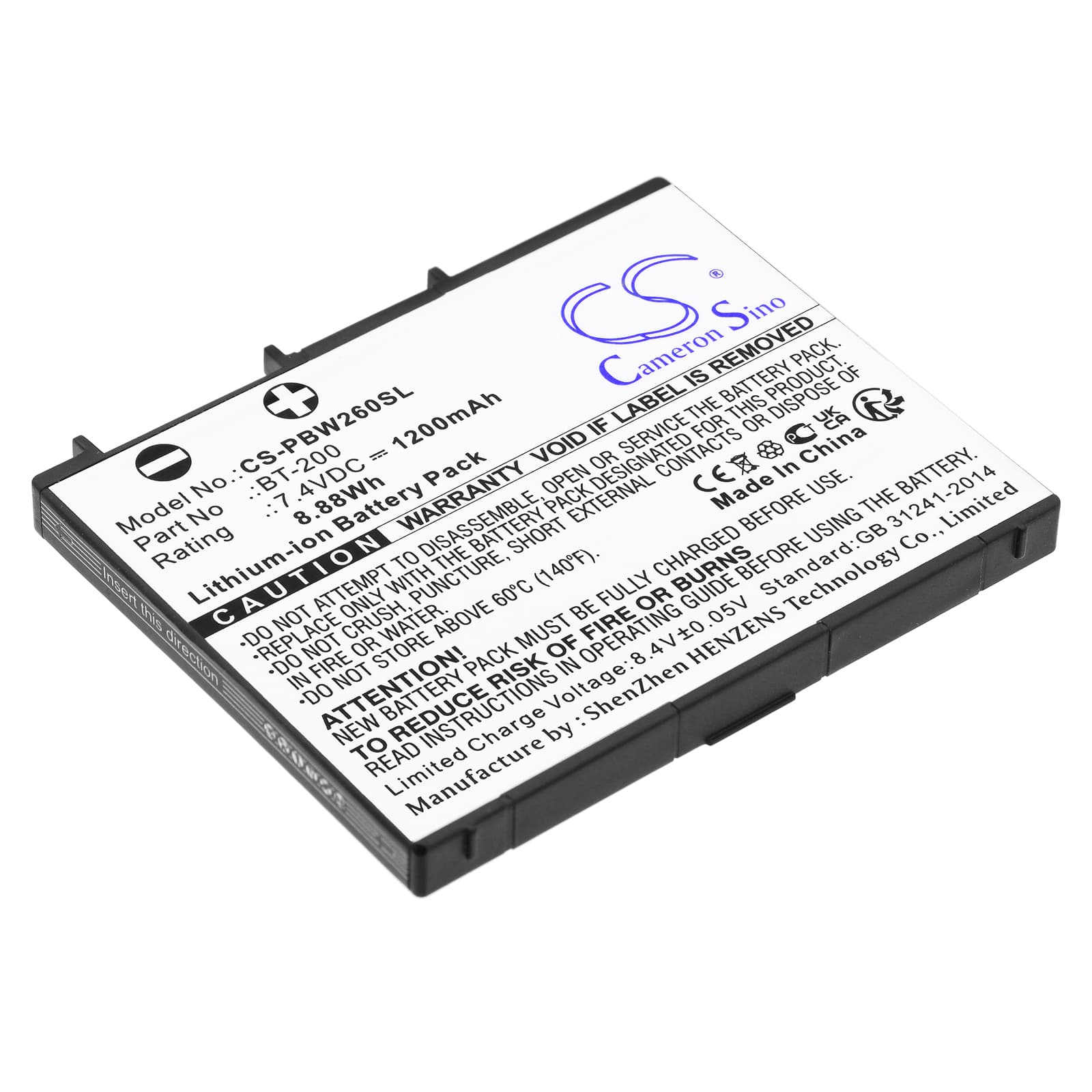 Replacement Battery for Brother MW-260 - CS-PBW260SL-1.jpg