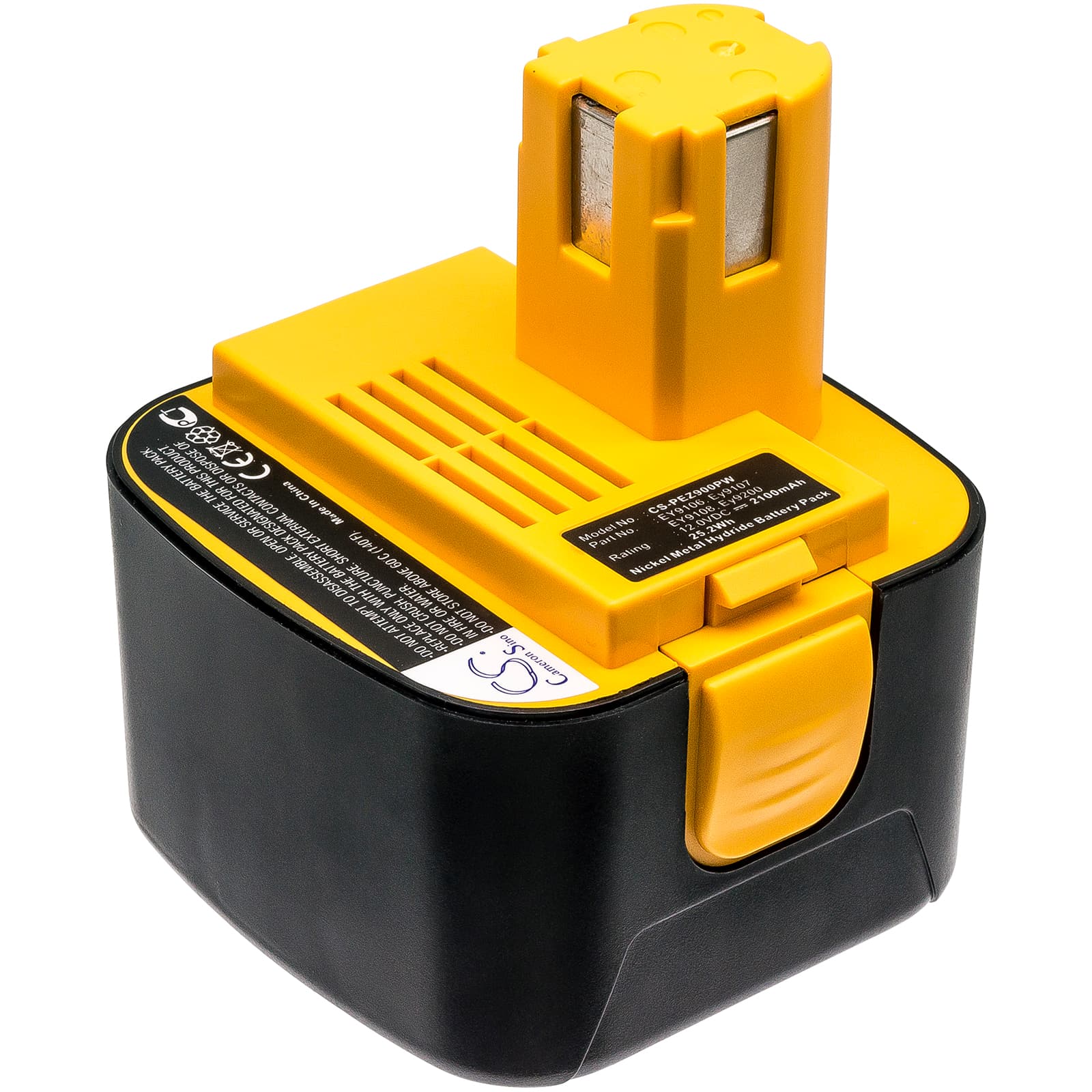 Replacement Battery for Panasonic EY6107 - CS-PEZ900PW-1.jpg