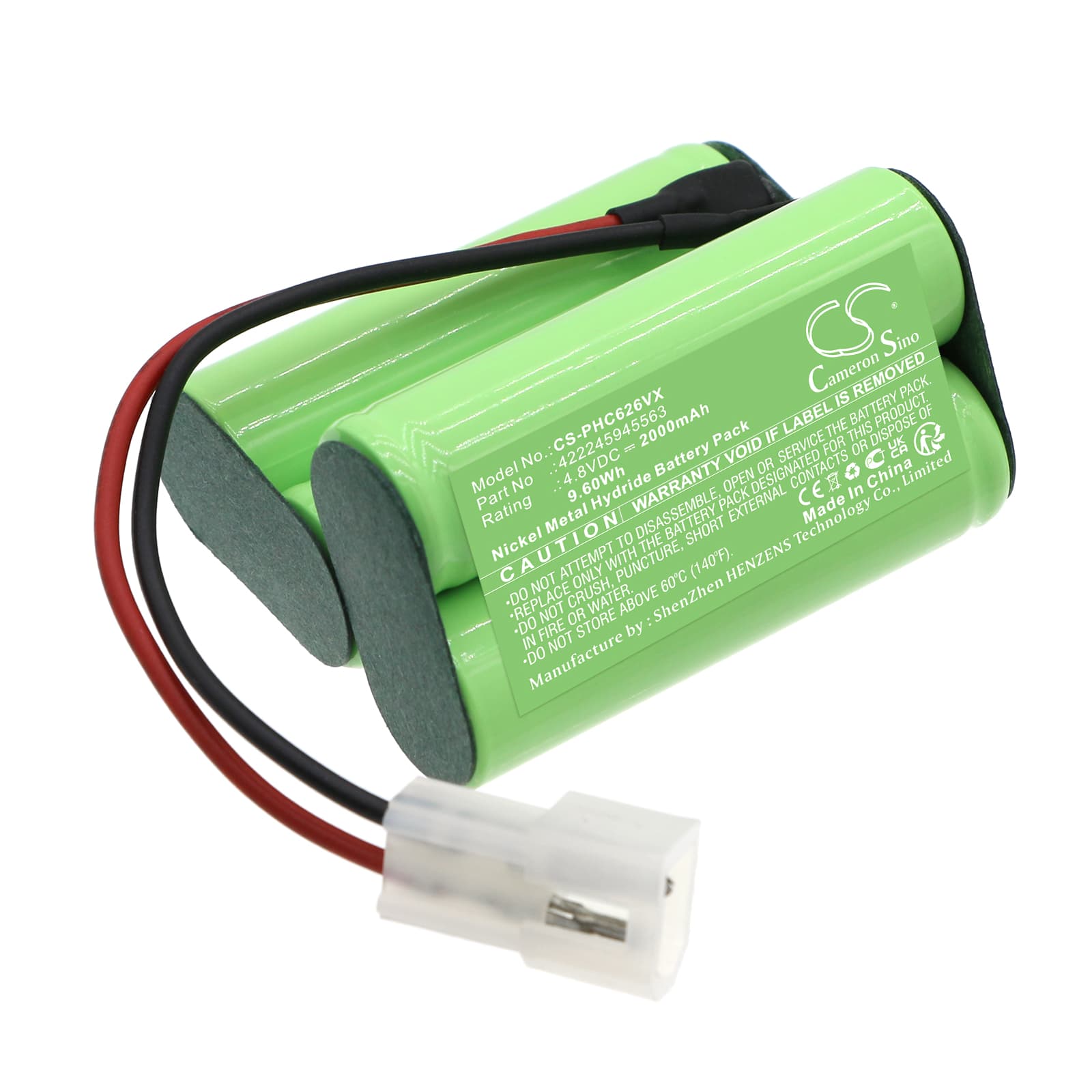 Replacement Battery for Philips FC6126/01 - CS-PHC626VX-1.jpg
