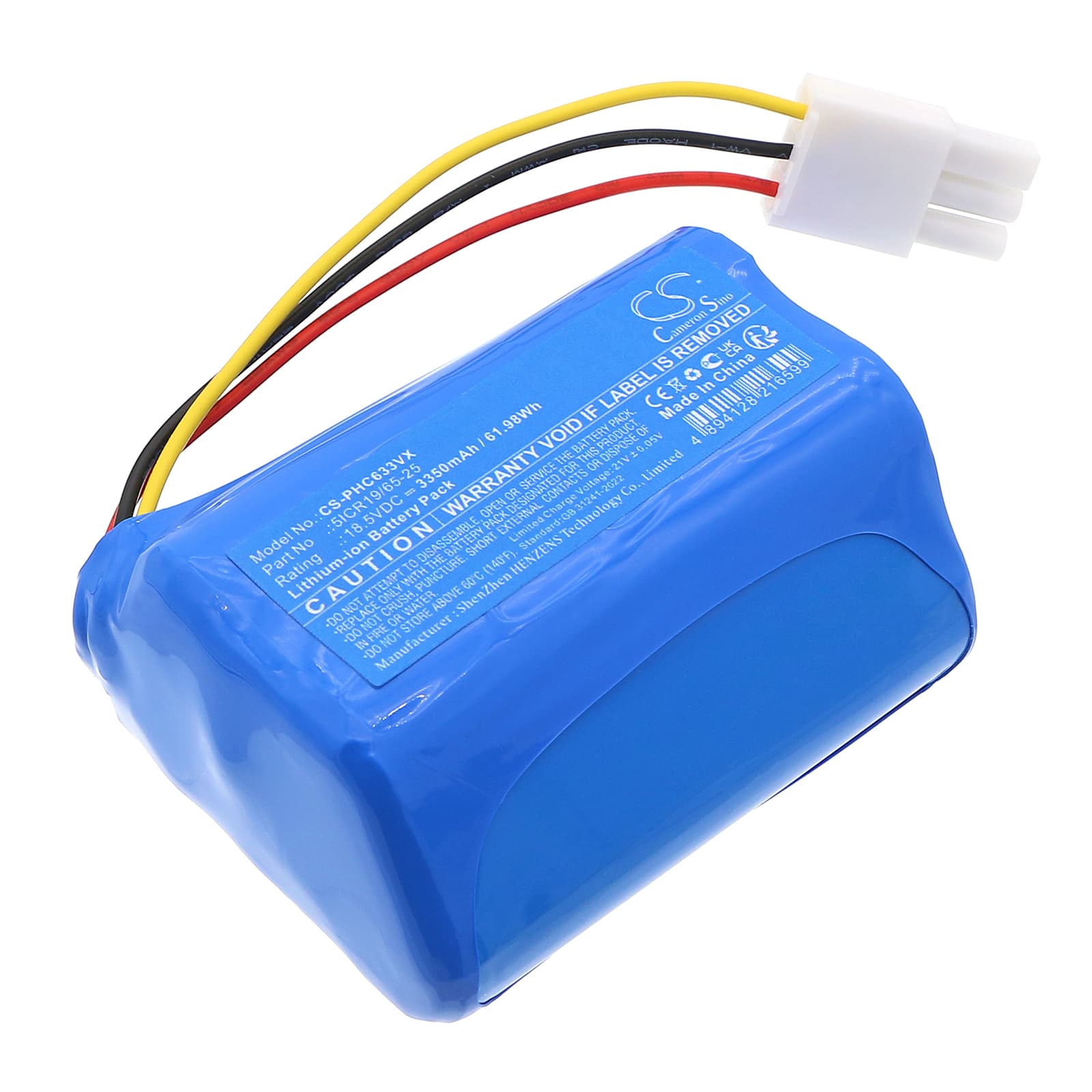 Replacement Battery for Philips FC6231 - CS-PHC633VX-1.jpg
