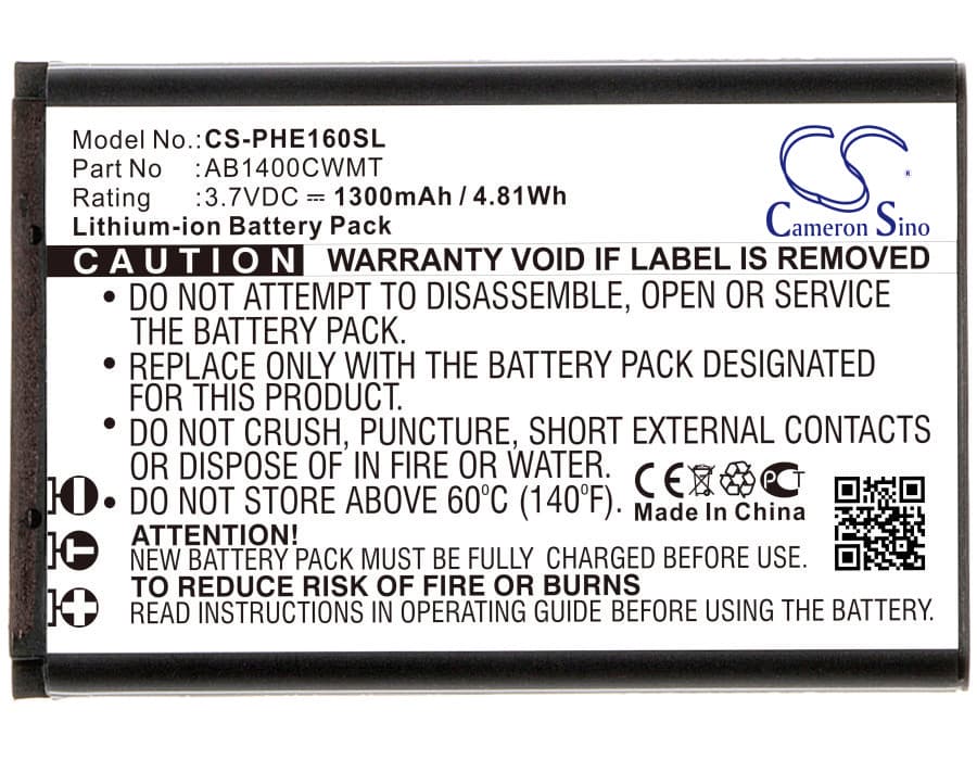 Replacement Battery for Philips E160 - CS-PHE160SL-1.jpg