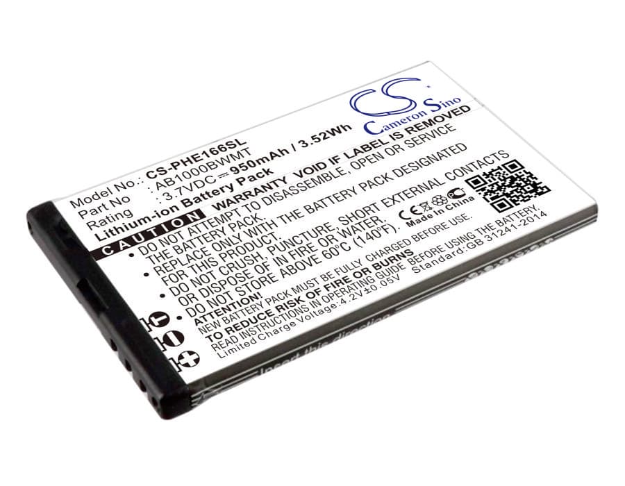Replacement Battery for Philips E166 - CS-PHE166SL-1.jpg