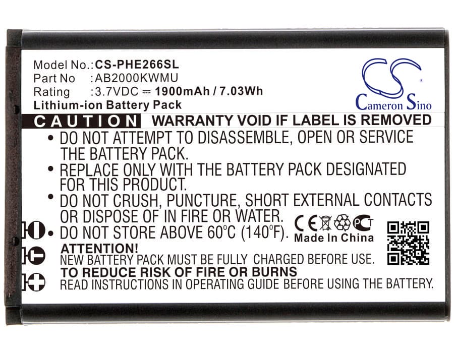 Replacement Battery for Philips Xenium E266W - CS-PHE266SL-1.jpg
