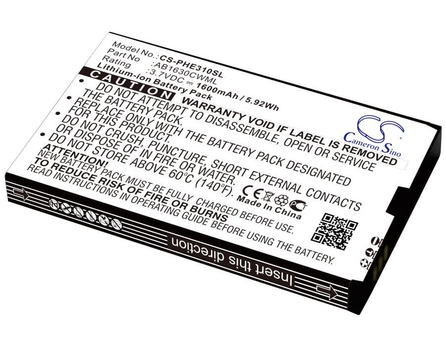 Replacement Battery for Philips E330 - CS-PHE330SL-1.jpg