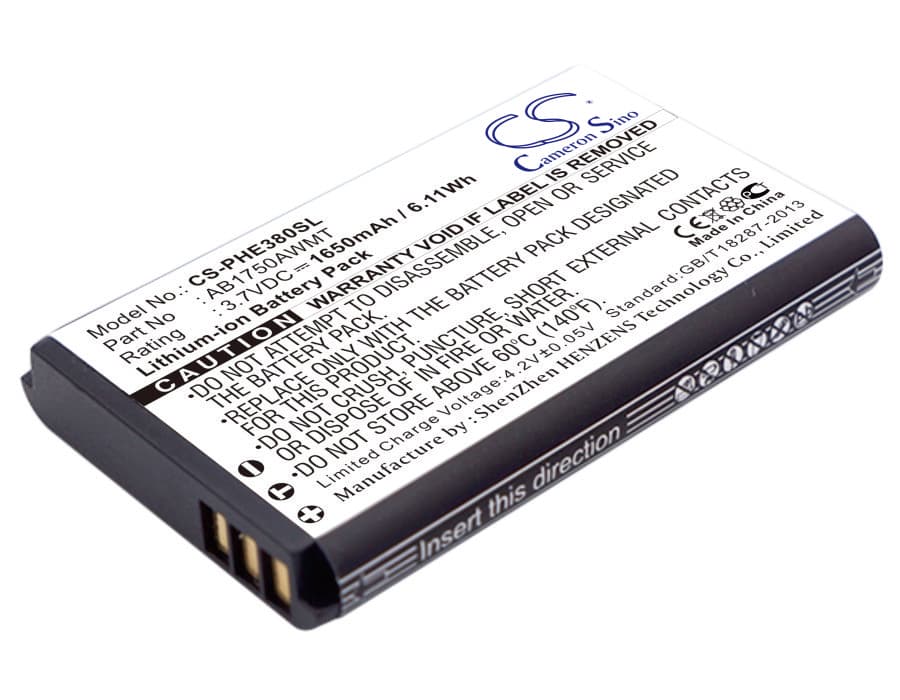 Replacement Battery for Philips E380 - CS-PHE380SL-1.jpg