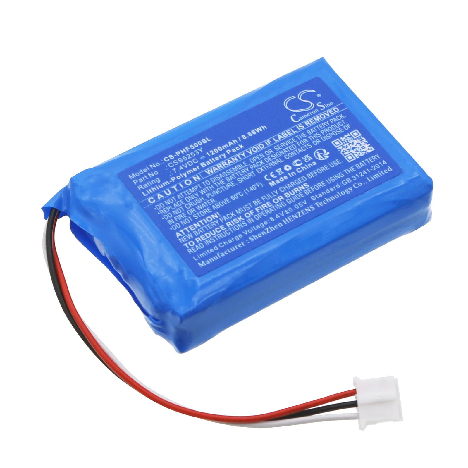Replacement Battery for Philips Fidelio F5 - CS-PHF500SL-1.jpg