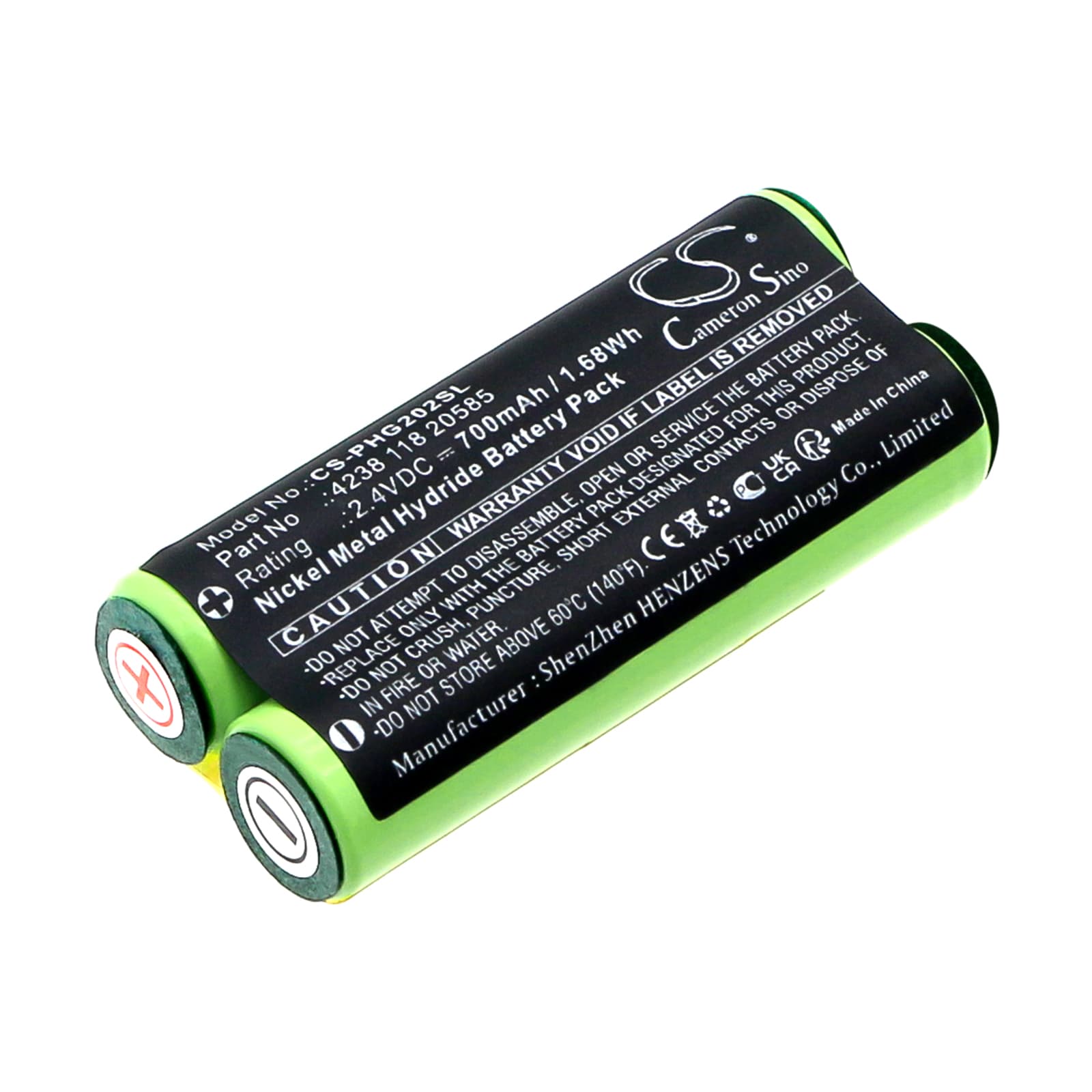 Replacement Battery for Philips BT9290 - CS-PHG202SL-1.jpg