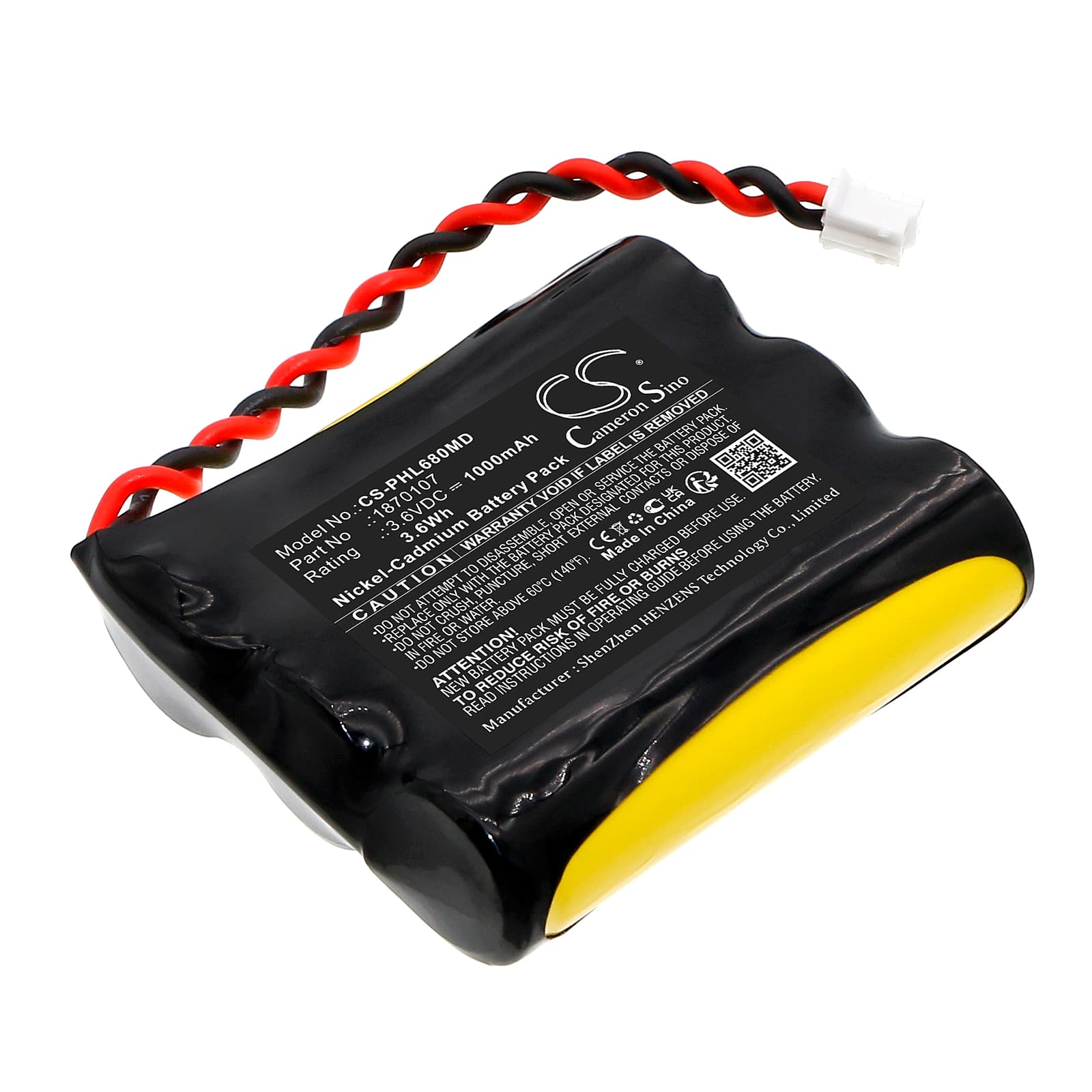 Replacement Battery for Philips Lifeline Systems 6800XT Communicator - CS-PHL680MD-1.jpg