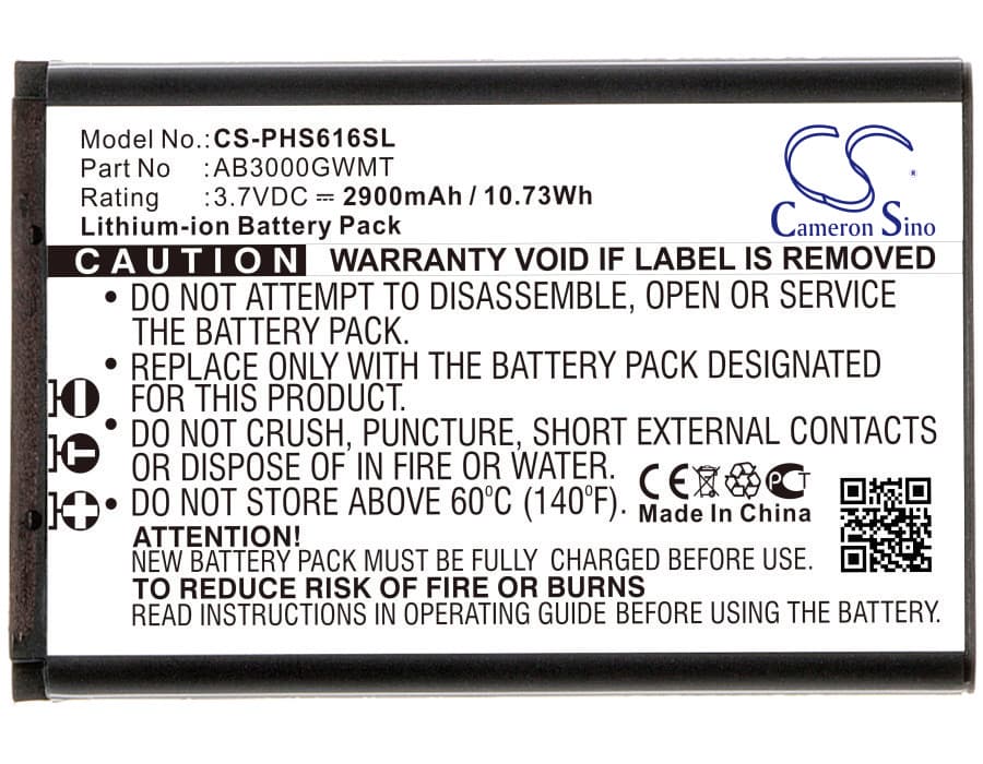 Replacement Battery for Philips S616 - CS-PHS616SL-1.jpg