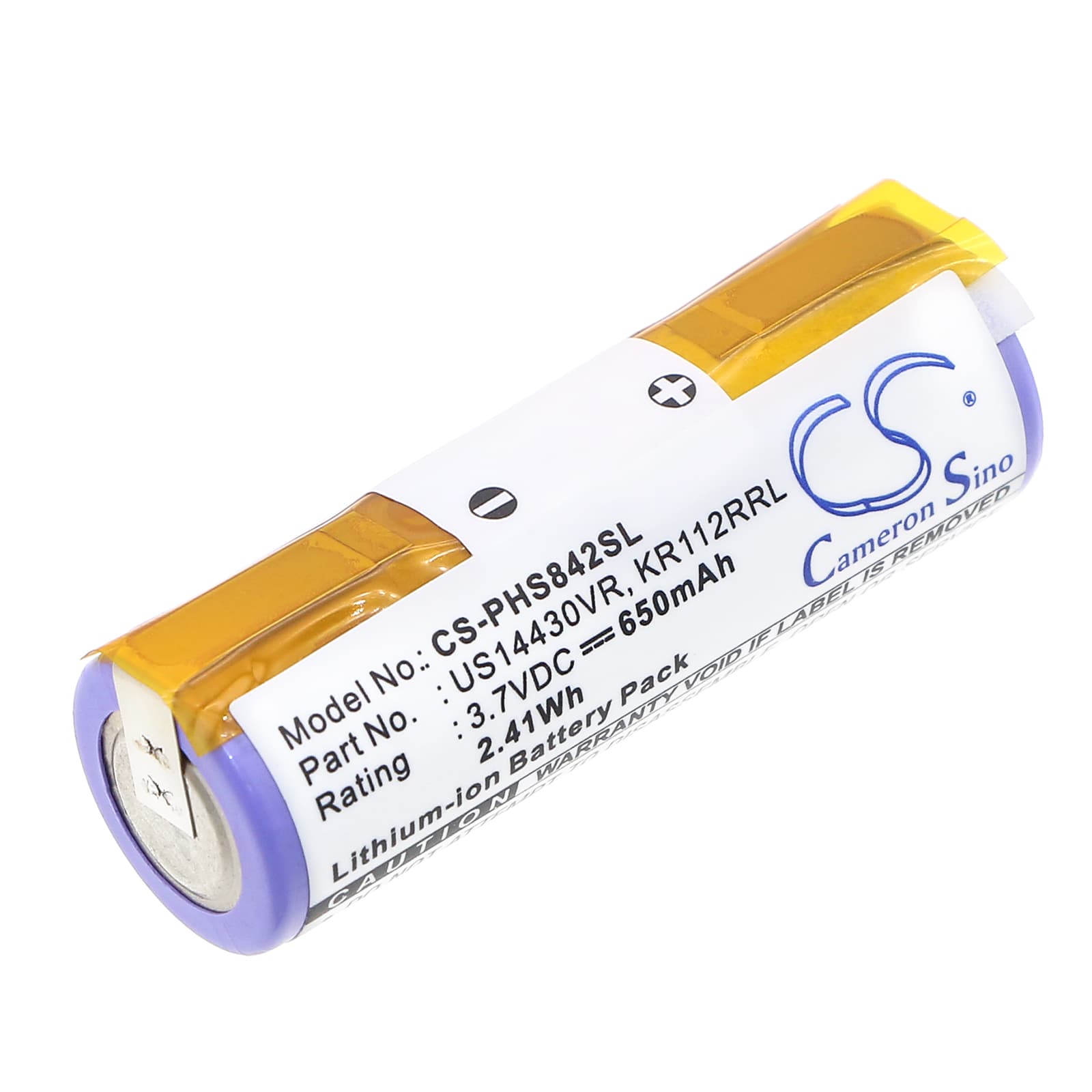 Replacement Battery for Philips AT750 - CS-PHS842SL-1.jpg