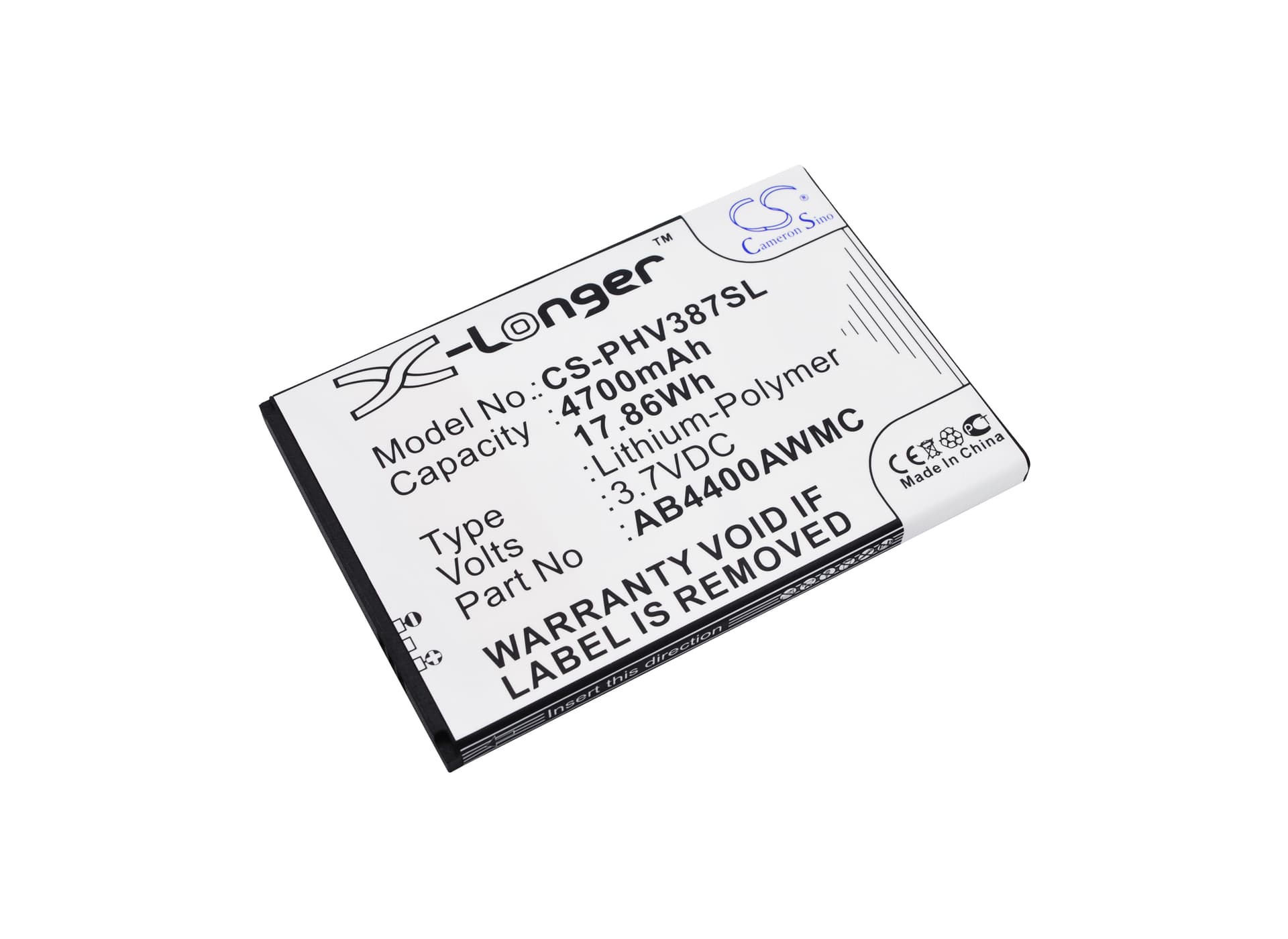 Replacement Battery for Philips Xenium V387 - CS-PHV387SL-1.jpg