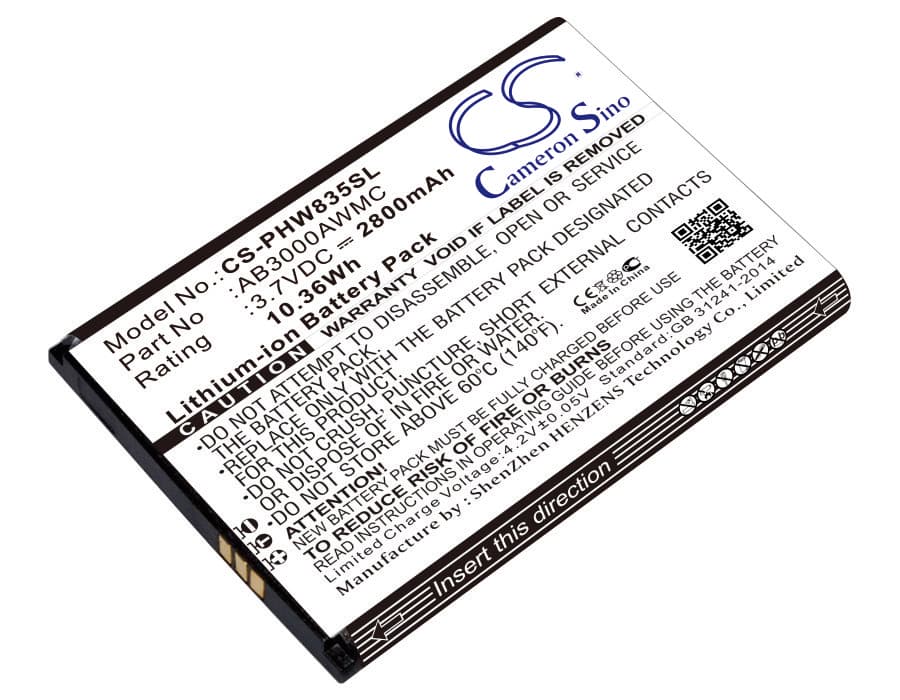 Replacement Battery for Philips Xenium W8355 - CS-PHW835SL-1.jpg