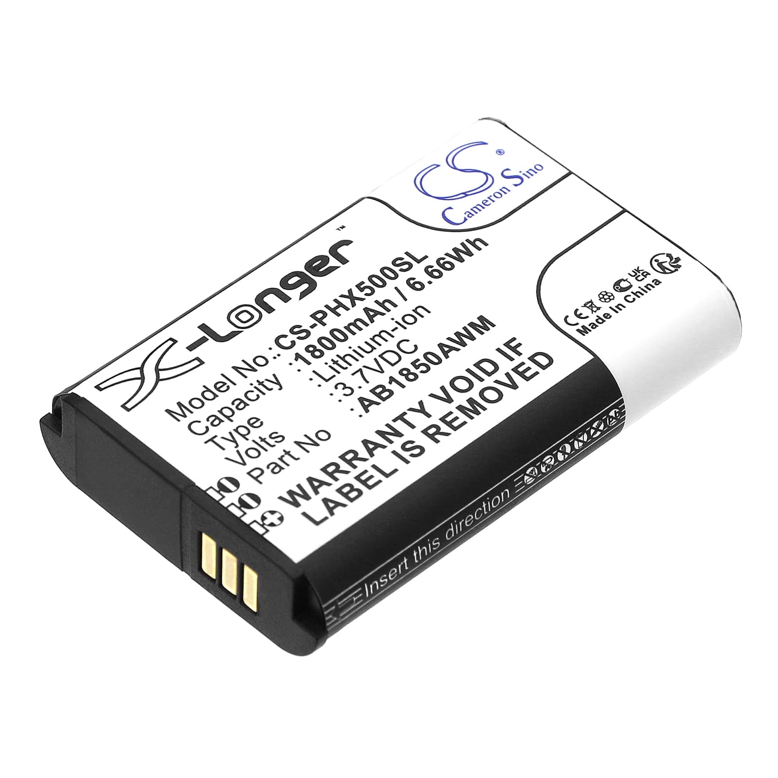 Replacement Battery for Philips Xenium X500 - CS-PHX500SL-1.jpg