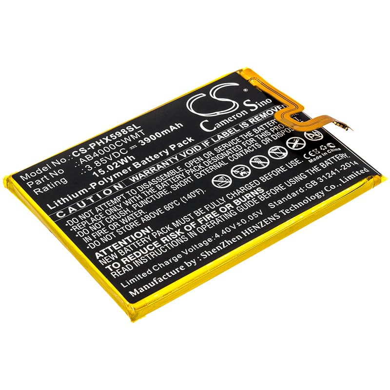 Replacement Battery for Philips Xenium S598 - CS-PHX598SL-1.jpg