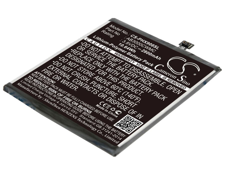 Replacement Battery for Philips Xenium I908 - CS-PHX908SL-1.jpg