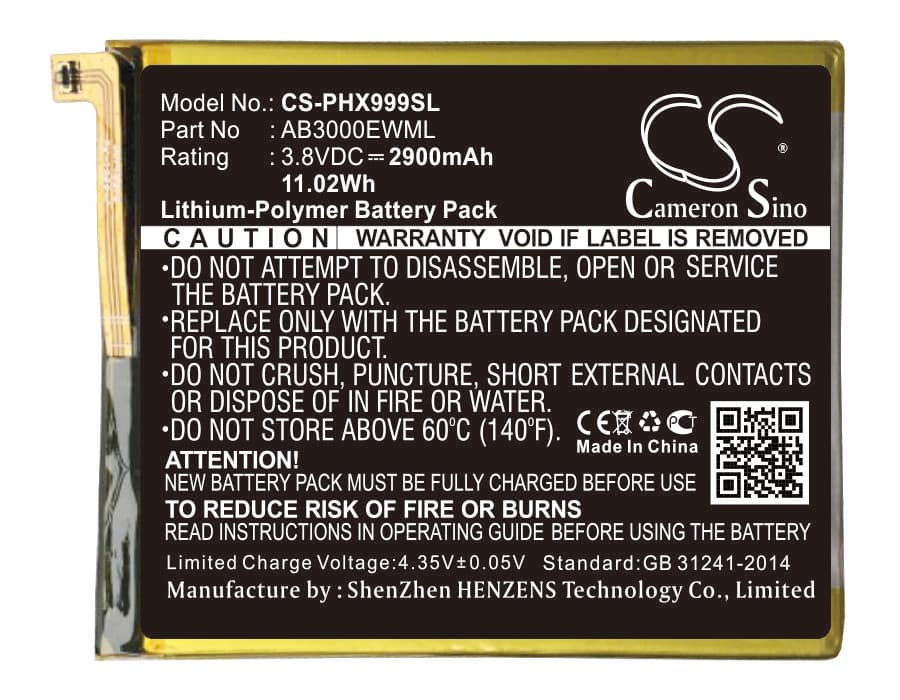 Replacement Battery for Philips I999 - CS-PHX999SL-1.jpg