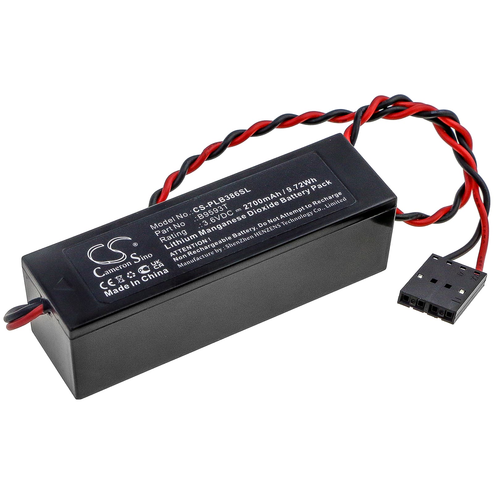 Replacement Battery for Interstate Batteries ALIT2005 - CS-PLB386SL-1.jpg