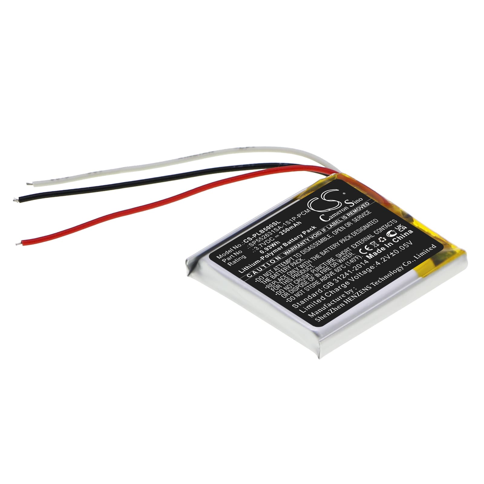 Replacement Battery for Plantronics BackBeat 500 - CS-PLB500SL-1.jpg