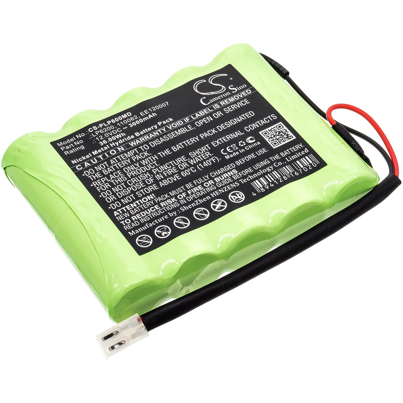 Replacement Battery for Physio-Control Lifepak 6 - CS-PLP600MD-1.jpg