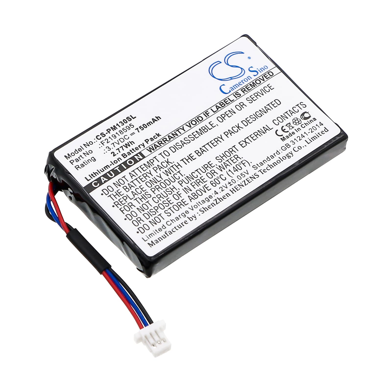 Replacement Battery for Palm M130 - CS-PM130SL-1.jpg