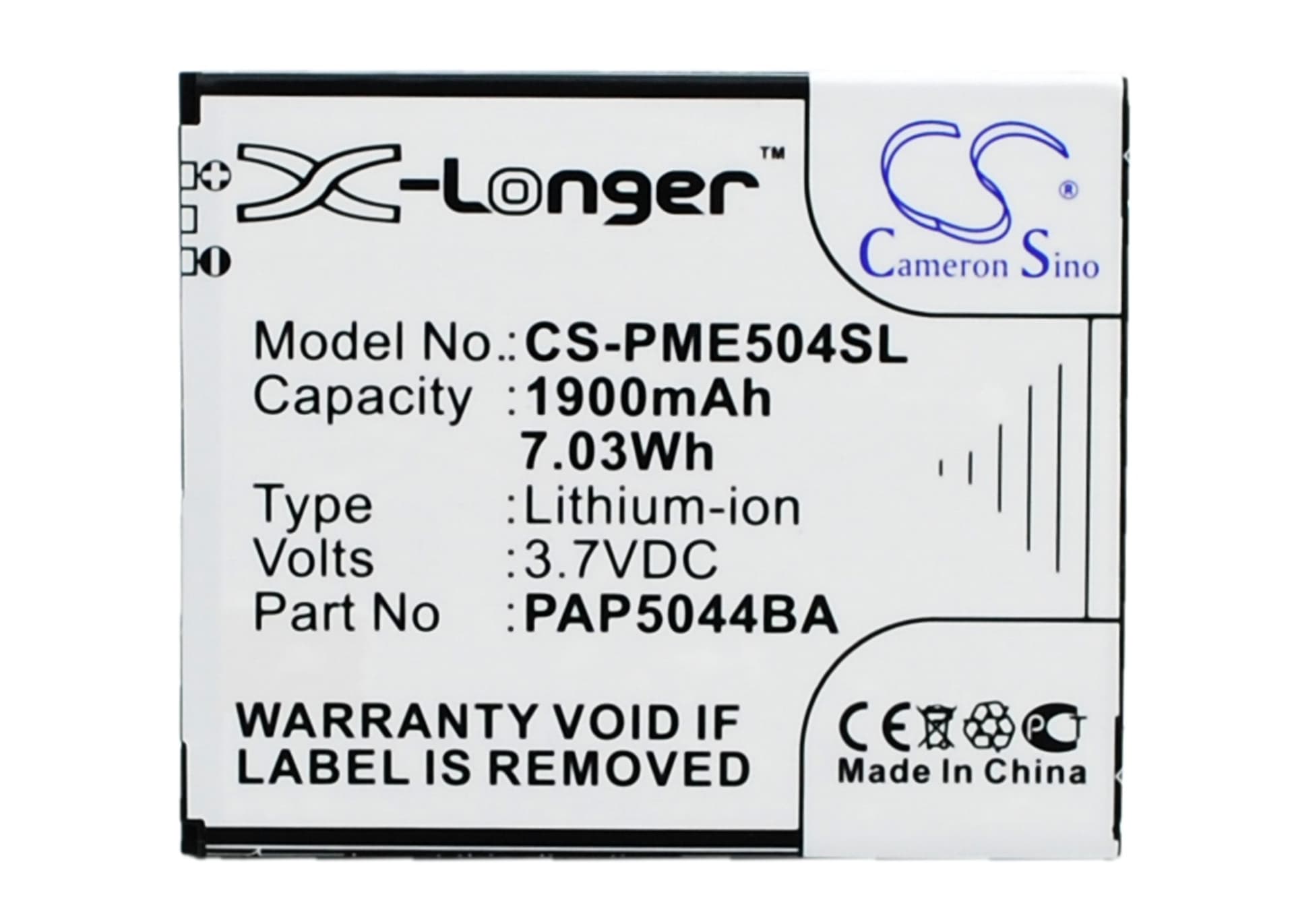 Replacement Battery for Prestigio MultiPhone 5044 Duo