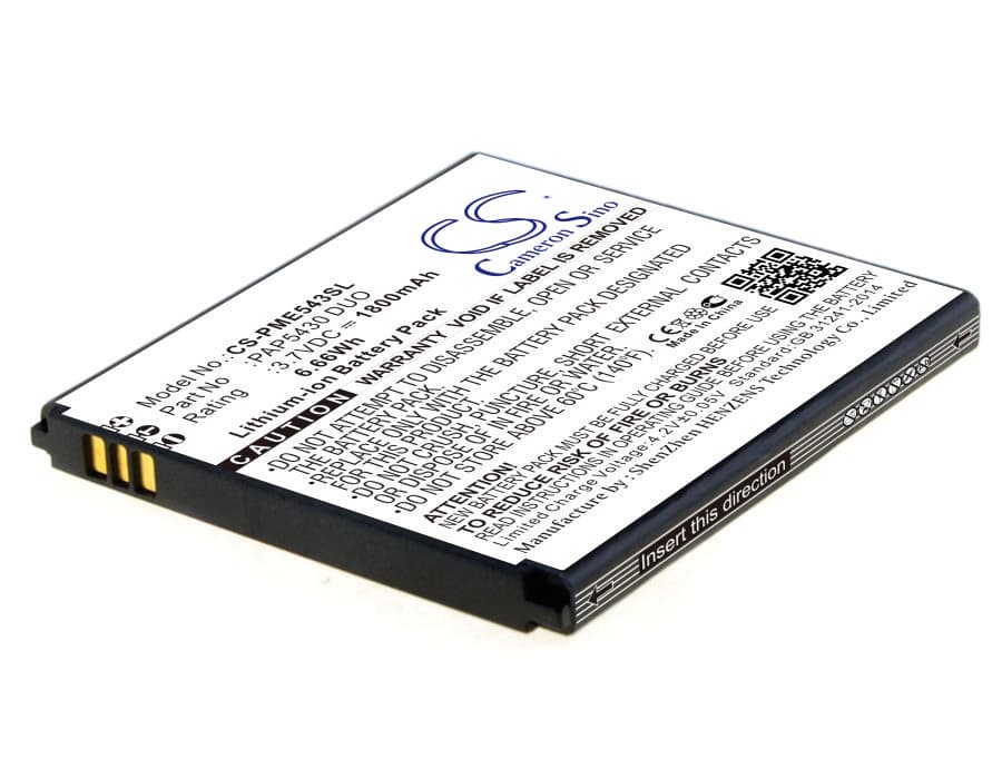 Replacement Battery for Prestigio MultiPhone 5430 Duo