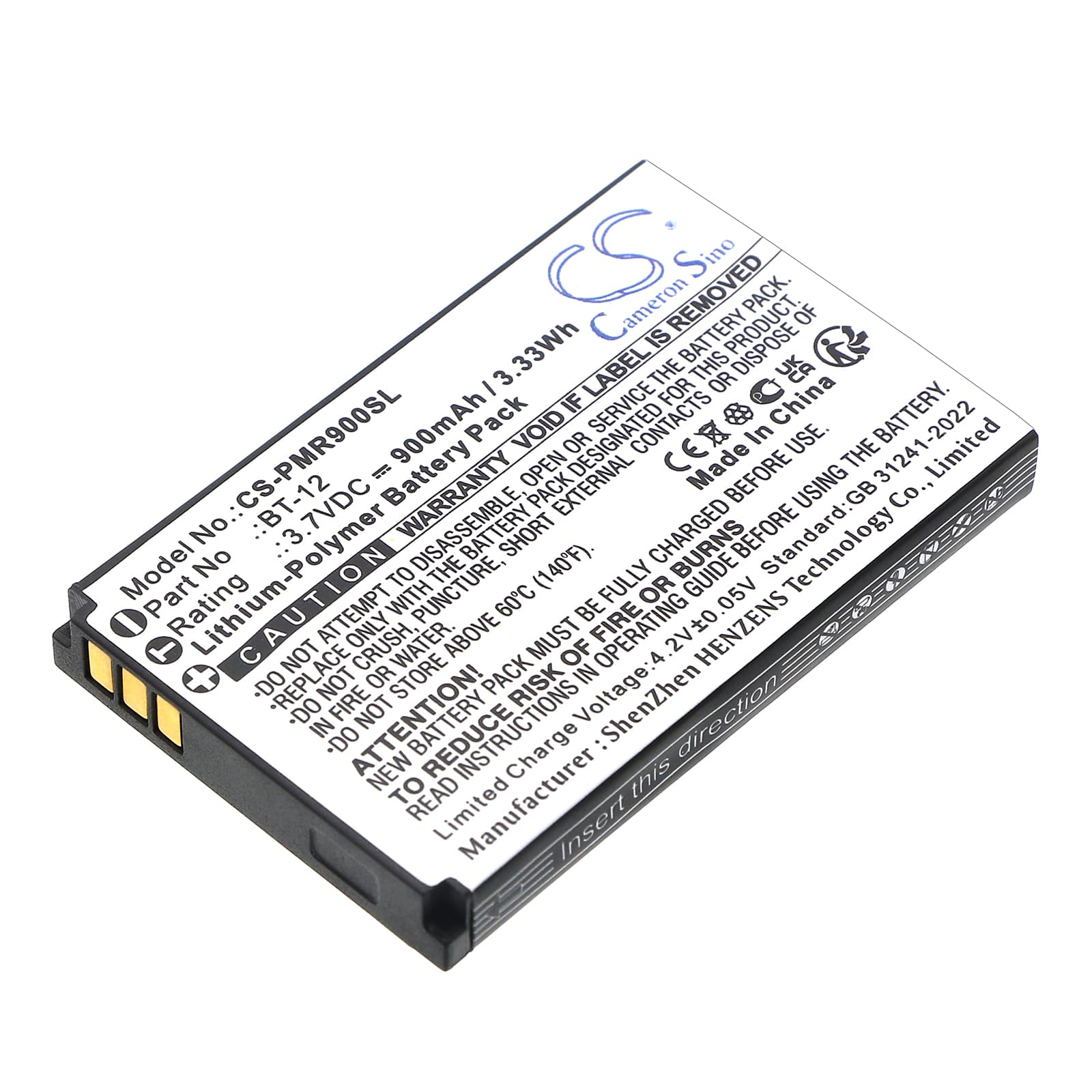 Replacement Battery for Pliant MicroCom XR - CS-PMR900SL-1.jpg
