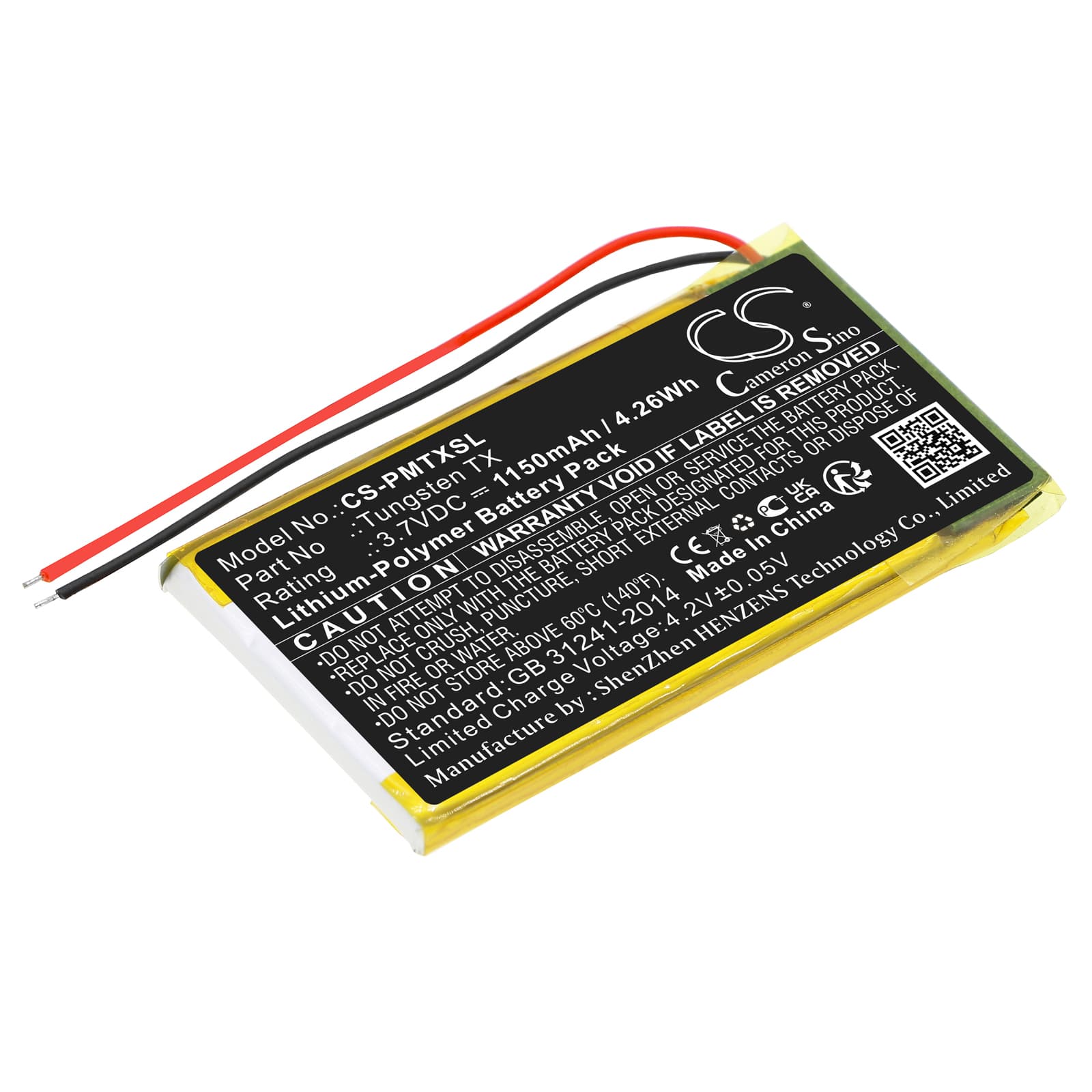 Replacement Battery for Palm Tungsten TX - CS-PMTXSL-1.jpg