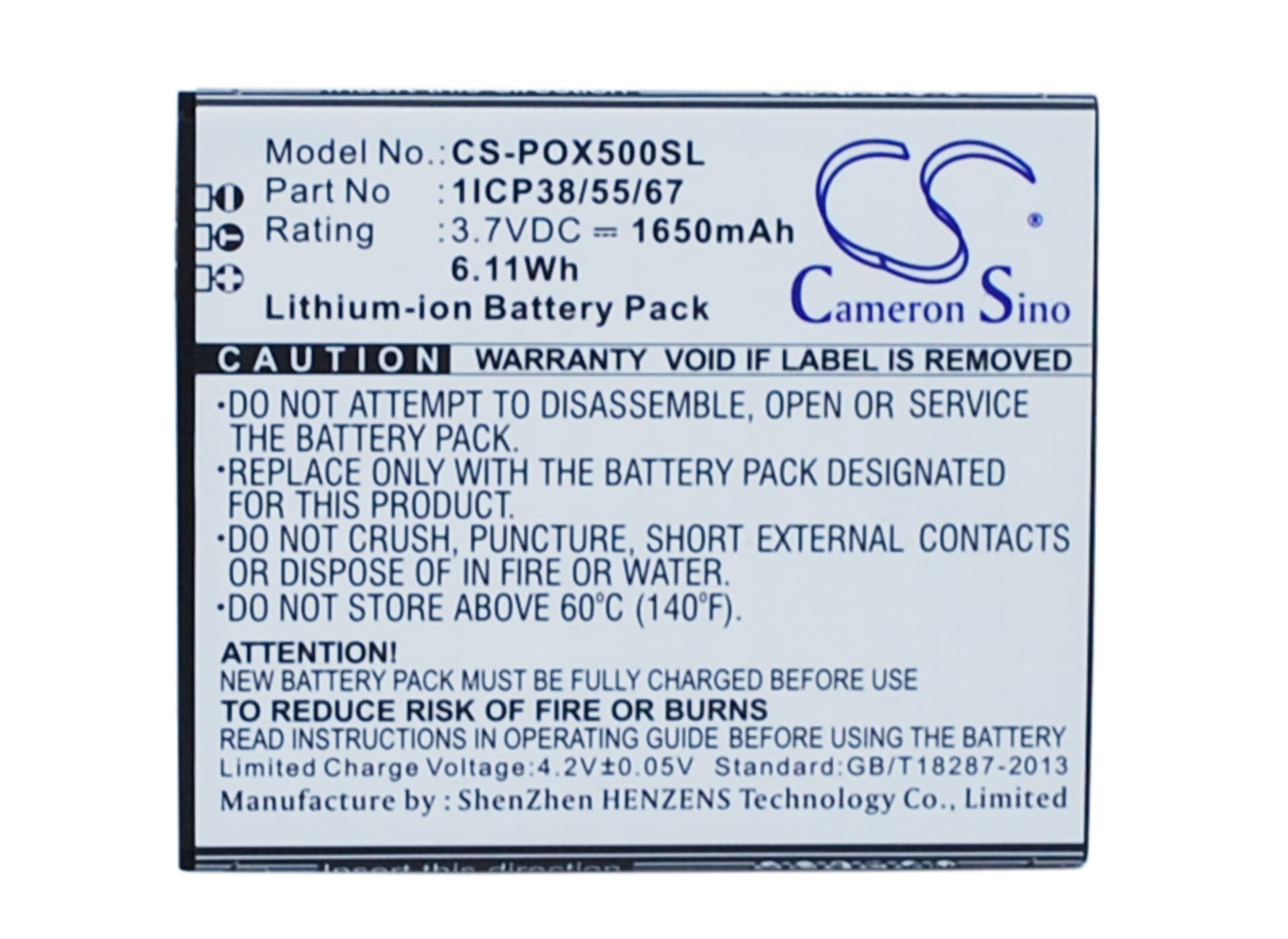 Replacement Battery for POSH Orion Pro - CS-POX500SL-1.jpg
