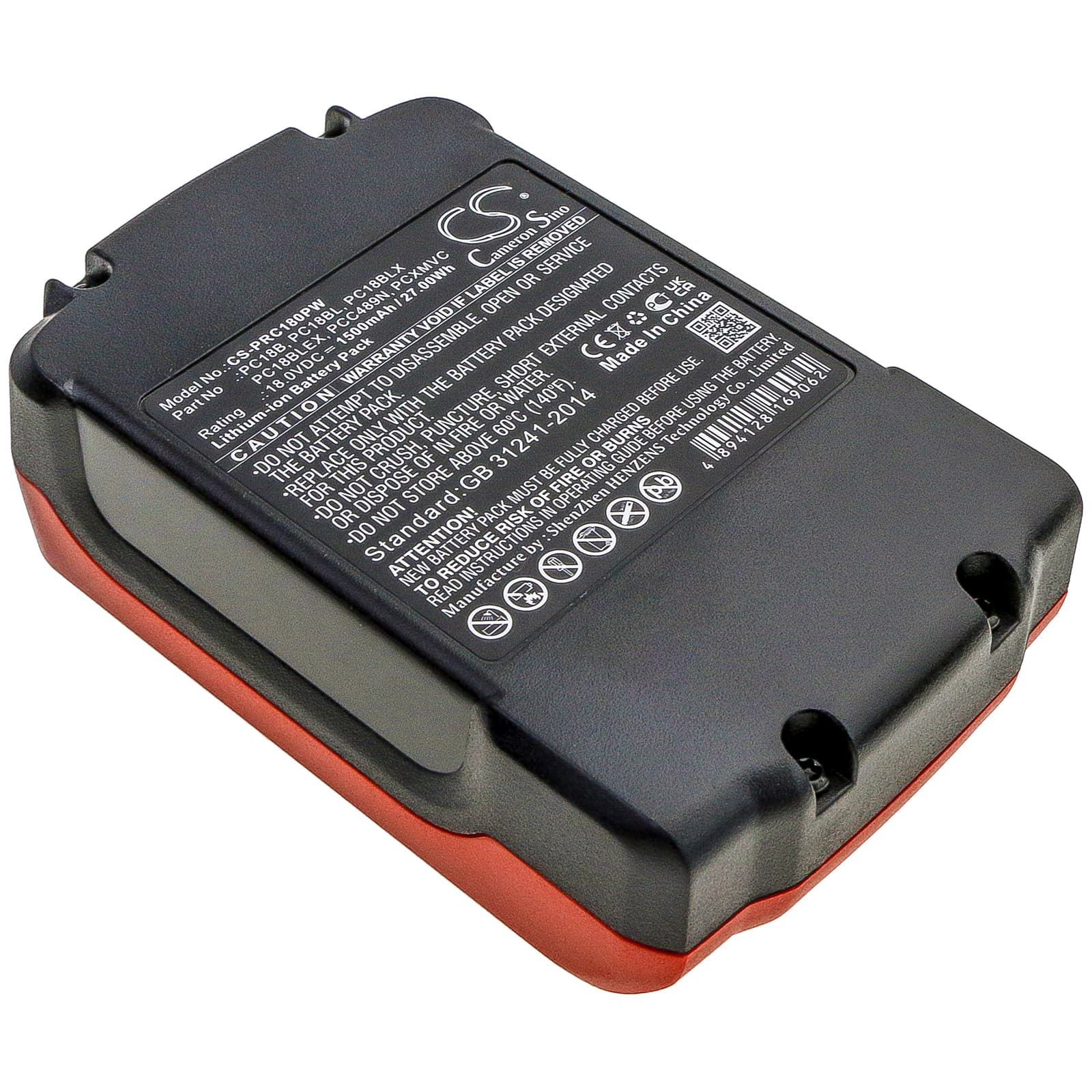 Replacement Battery for Porter Cable PC18CS - CS-PRC180PW-1.jpg
