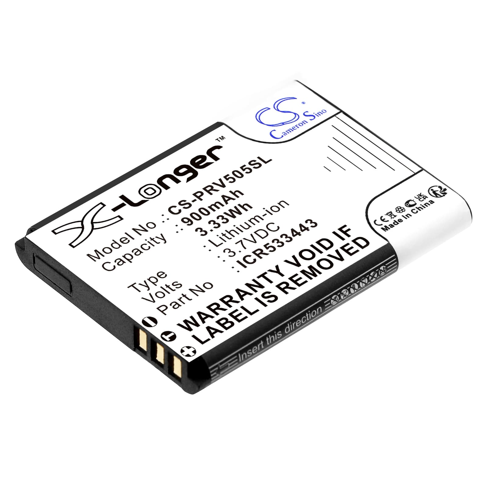 Replacement Battery for Prestigio RoadRunner 505