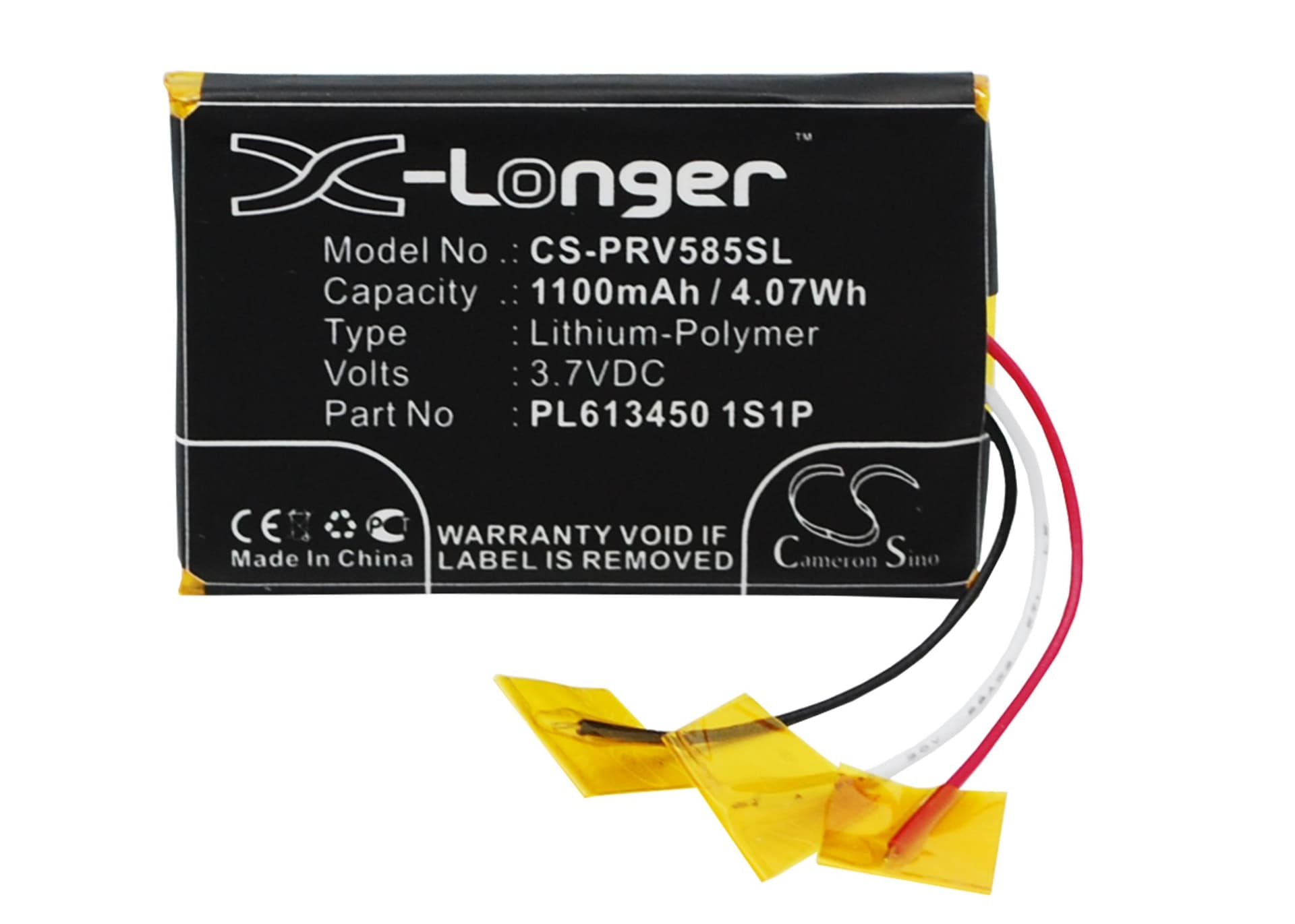 Replacement Battery for Prestigio GeoVision 5850HDDVR