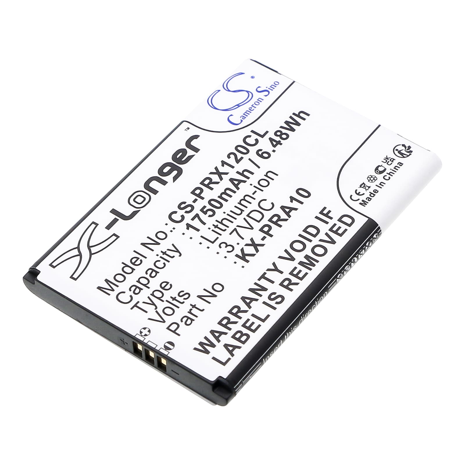 Replacement Battery for Panasonic KX-PRX110 - CS-PRX120CL-1.jpg