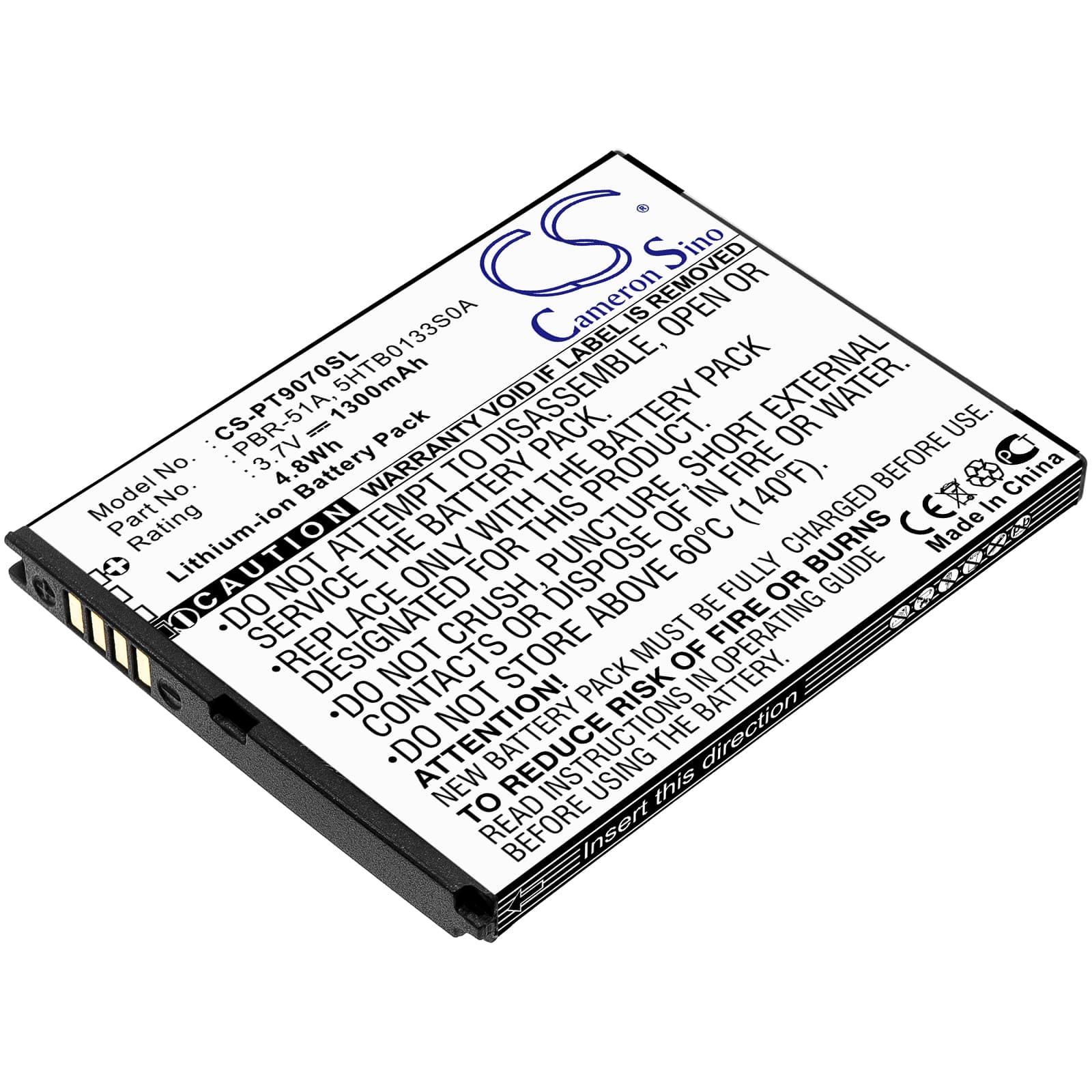 Replacement Battery for Pantech Burst - CS-PT9070SL-1.jpg