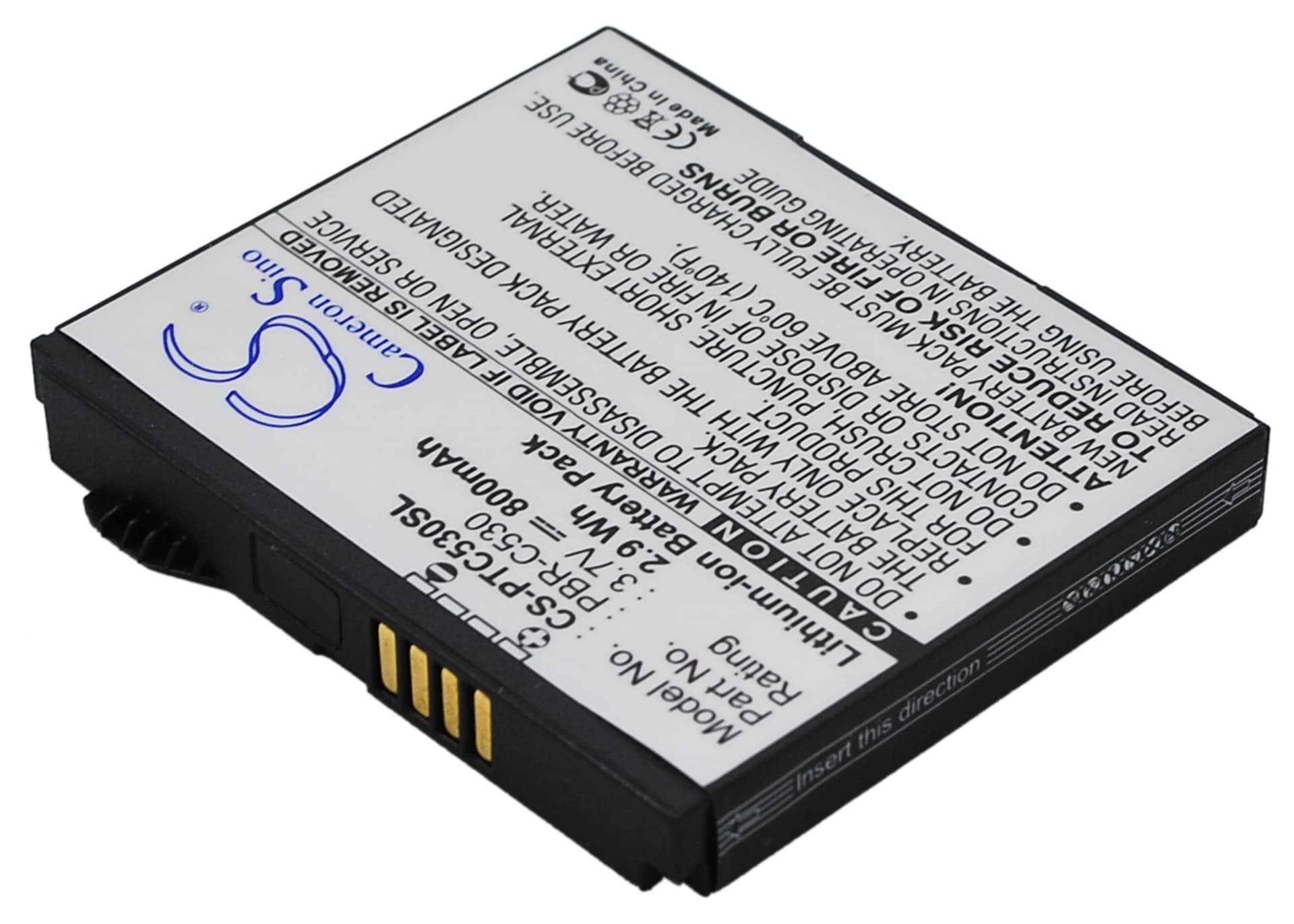 Replacement Battery for Pantech Reveal C790 Aladdin - CS-PTC530SL-1.jpg