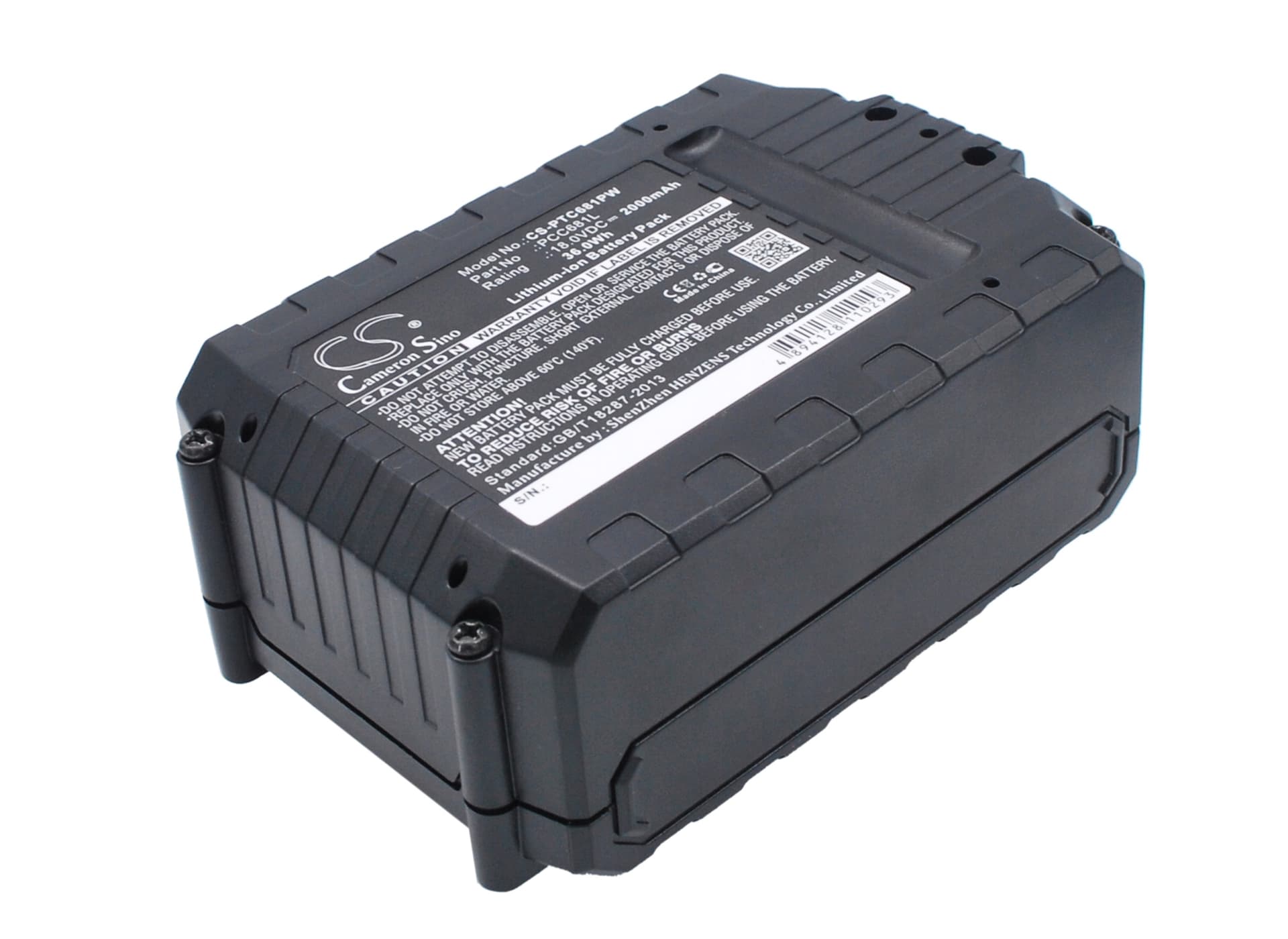 Replacement Battery for Black & Decker ASD18 Typ 1