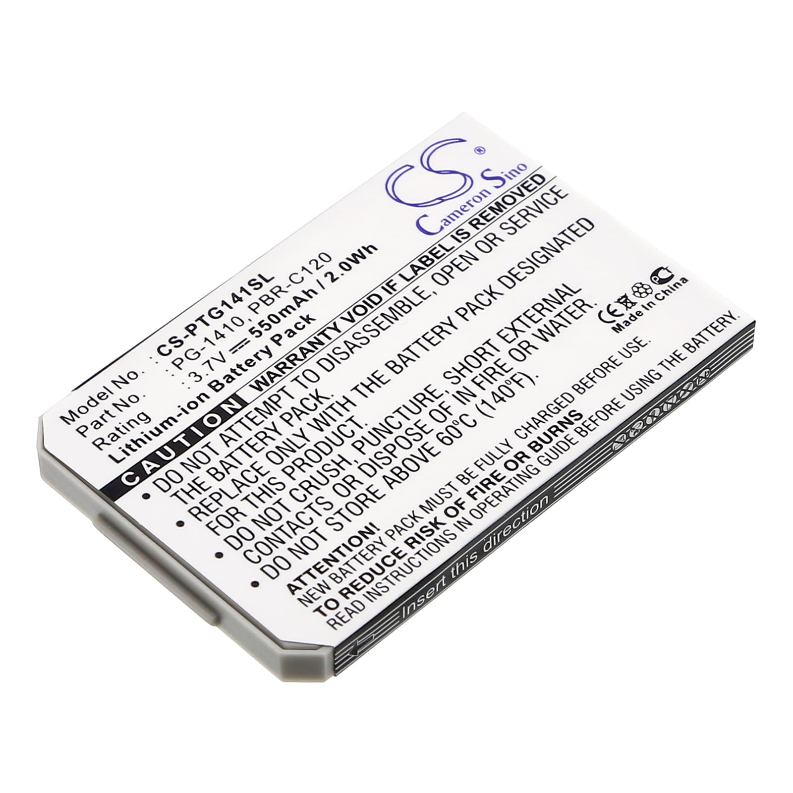 Replacement Battery for Pantech PG-1410 - CS-PTG141SL-1.jpg