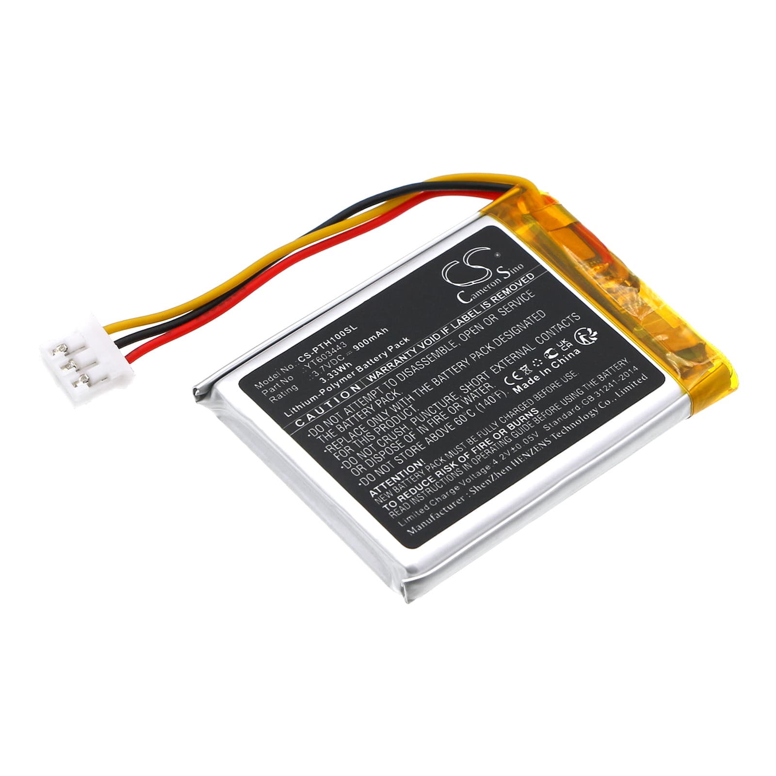 Replacement Battery for Peterson SP-1 - CS-PTH100SL-1.jpg