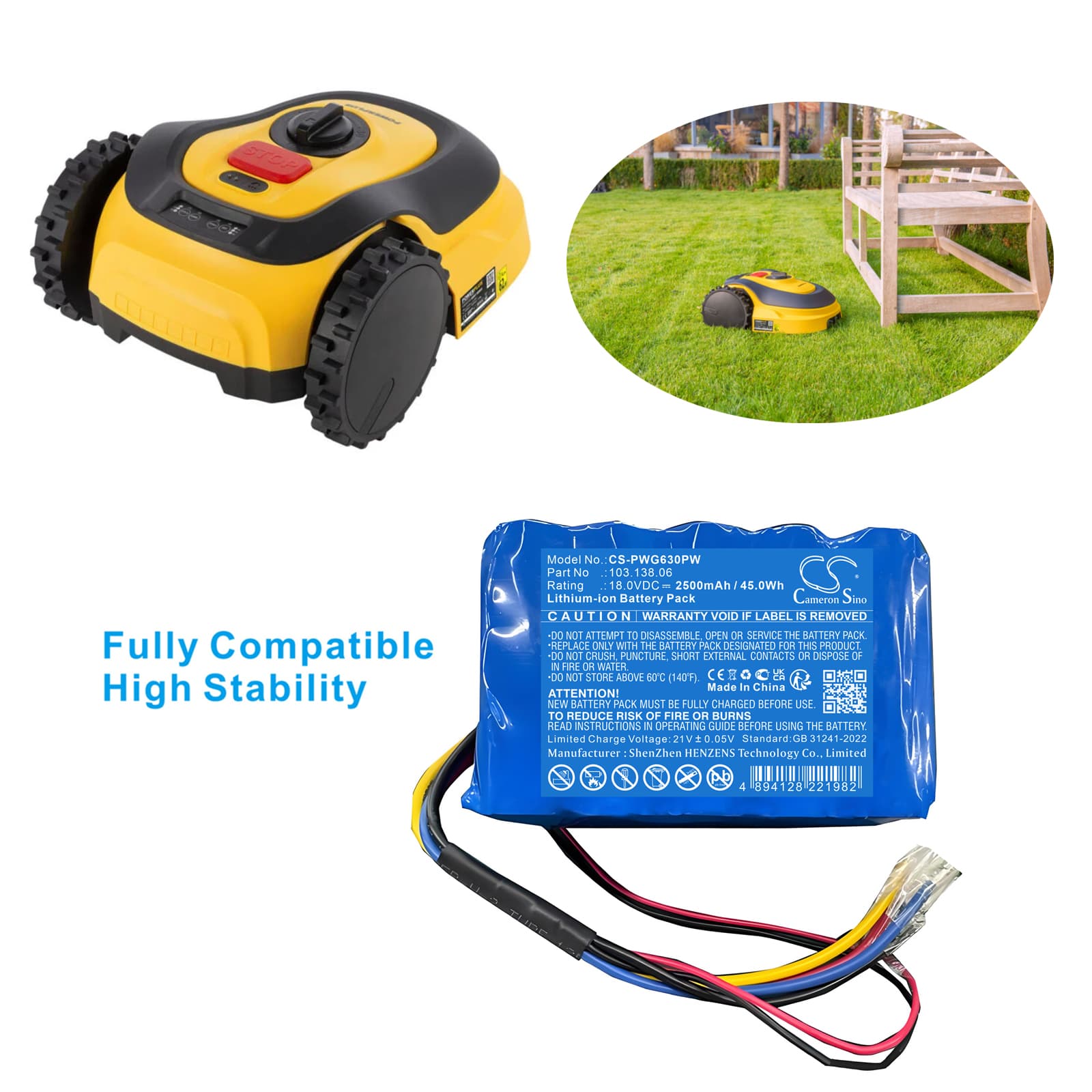 Replacement Battery for PowerPlus POWXG6305 - CS-PWG630PW-1.jpg