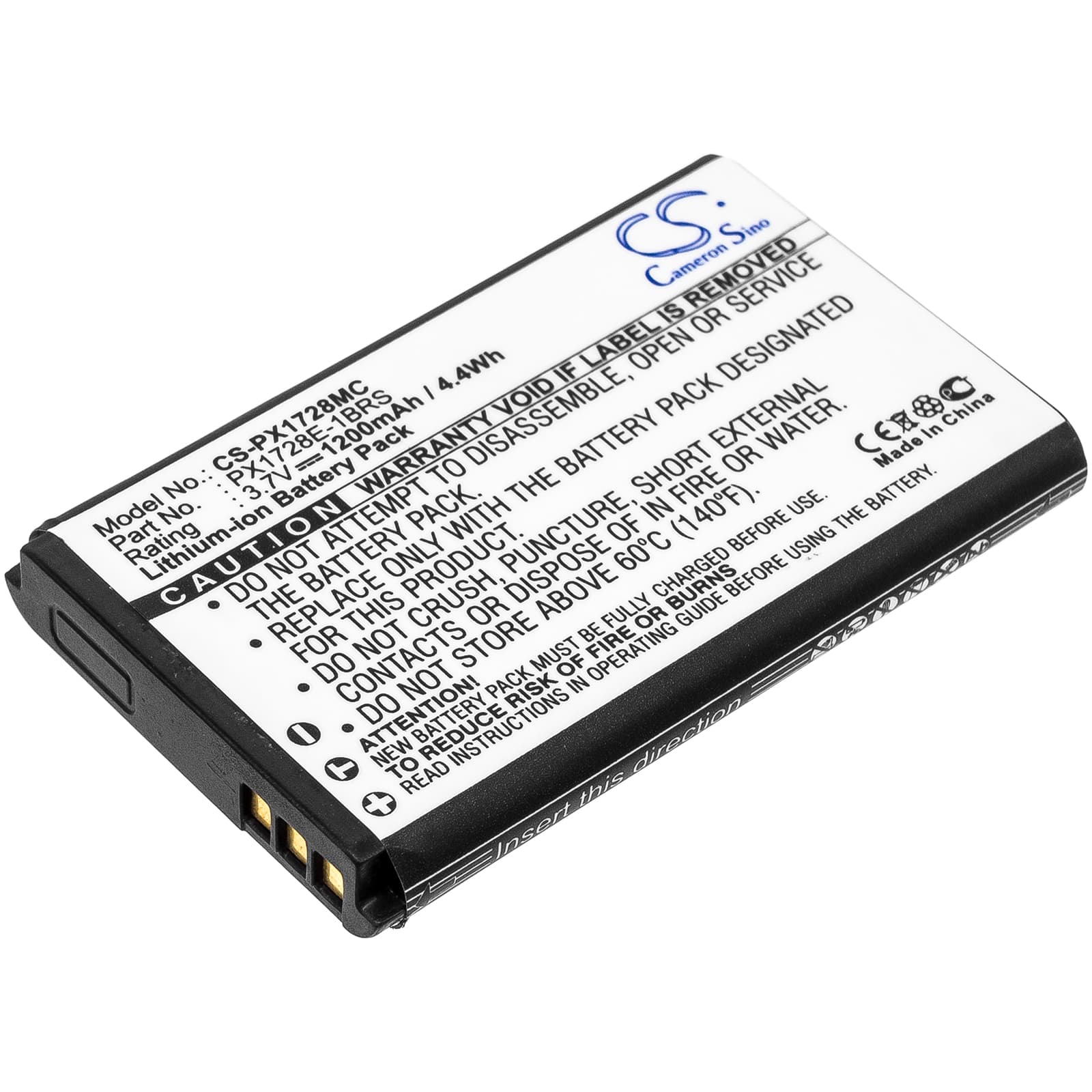 Replacement Battery for Toshiba Camileo Air 10 - CS-PX1728MC-1.jpg